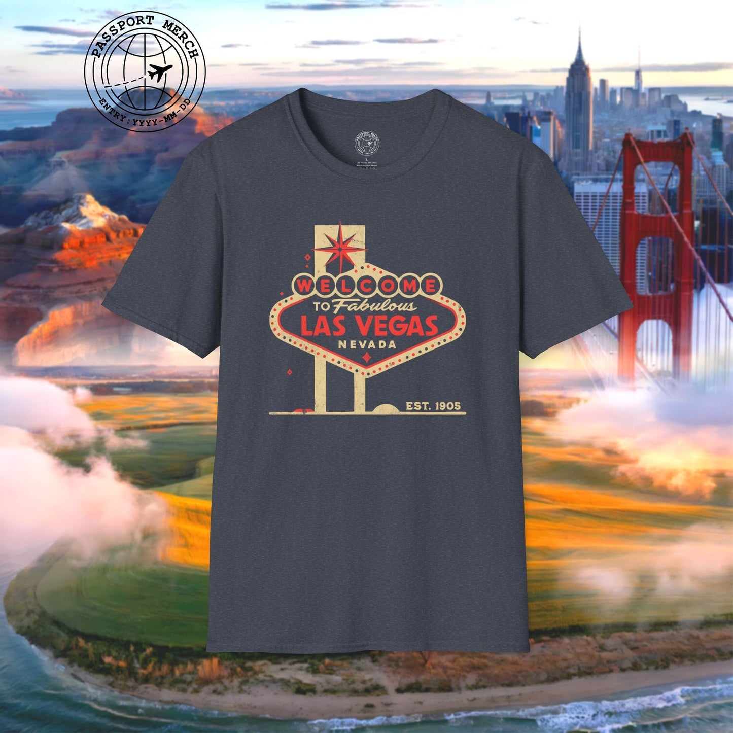 Signs of Wanderlust, Welcome to Las Vegas, Nevada T-Shirt