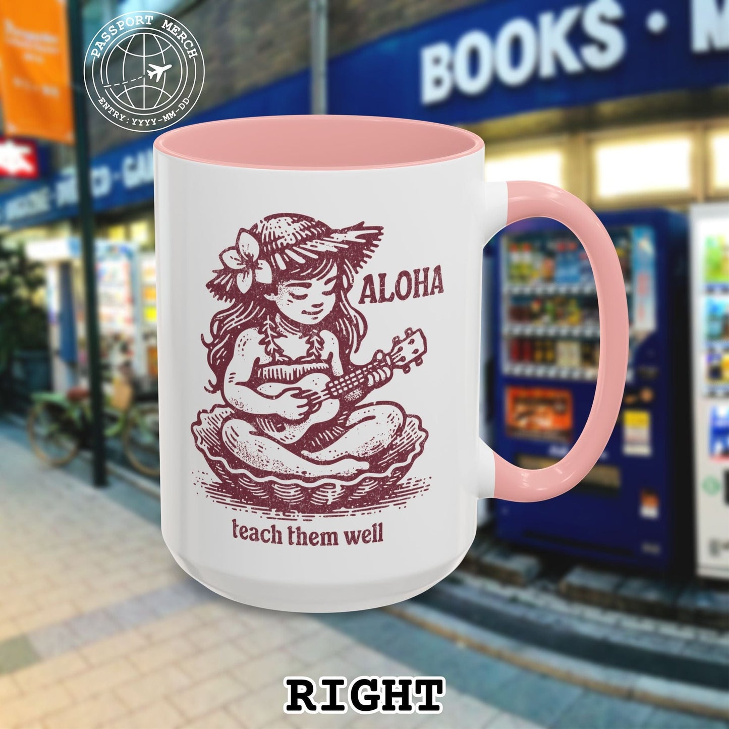 Aloha, Teach Them Well, Hawaii 15oz Mug