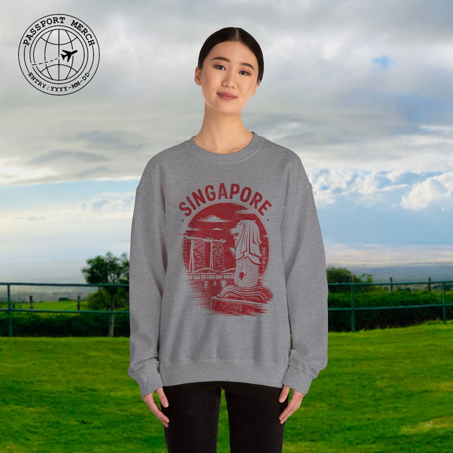 Vintage Singapore Merlion Crewneck