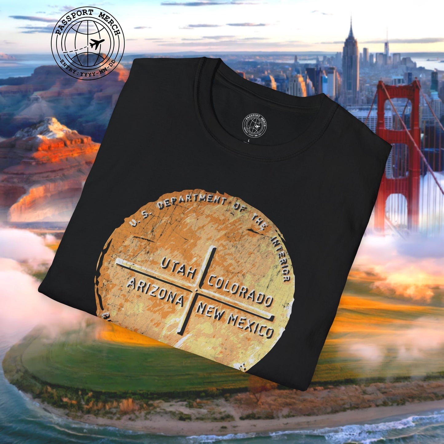 Four Corners - Utah, Colorado, Arizona, New Mexico T-Shirt