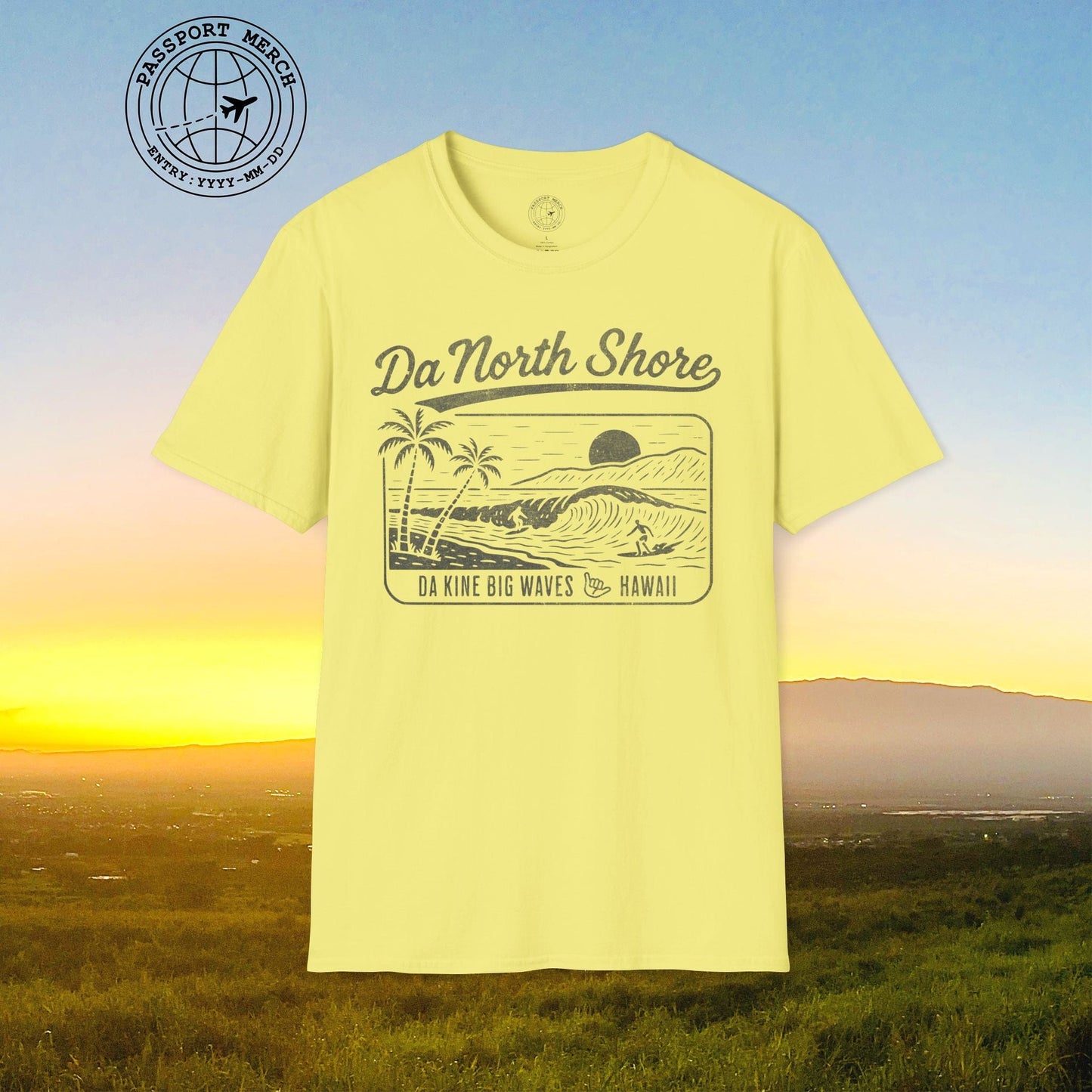 Da North Shore - Da Kine Big Waves, Hawaii T-Shirt