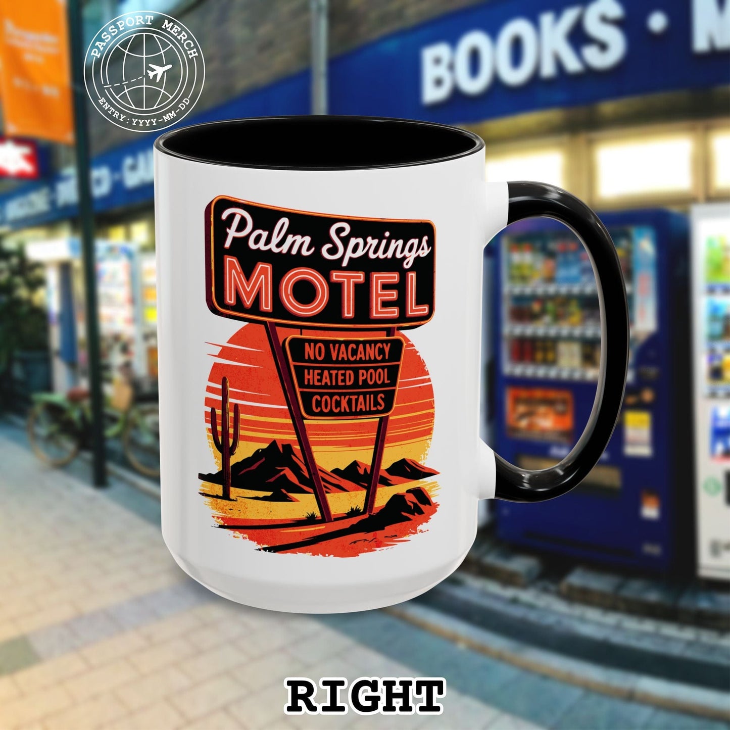 No Vacancy, Palm Springs, California 15oz Mug