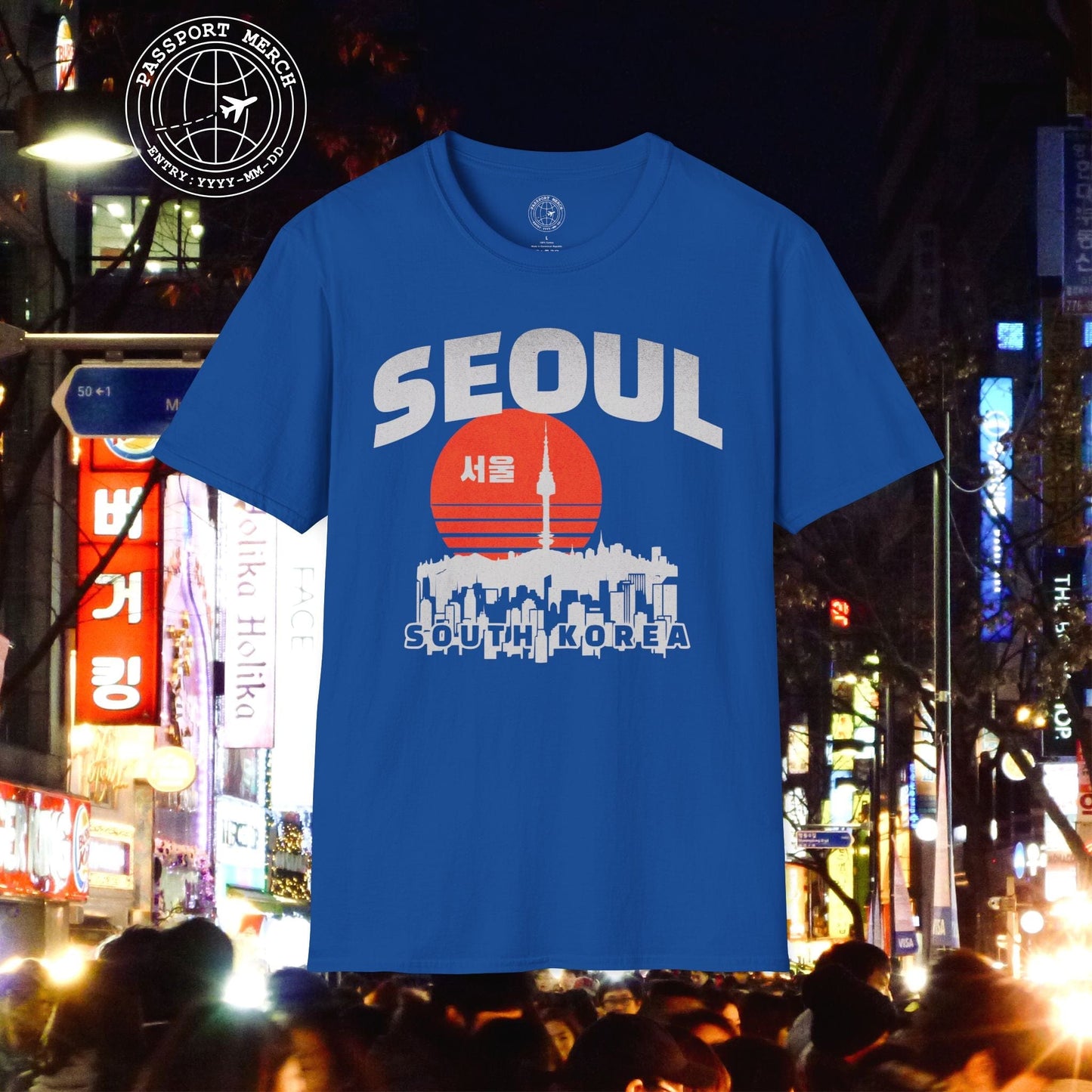 Seoul Retro Vintage Sunset, Korea T-Shirt