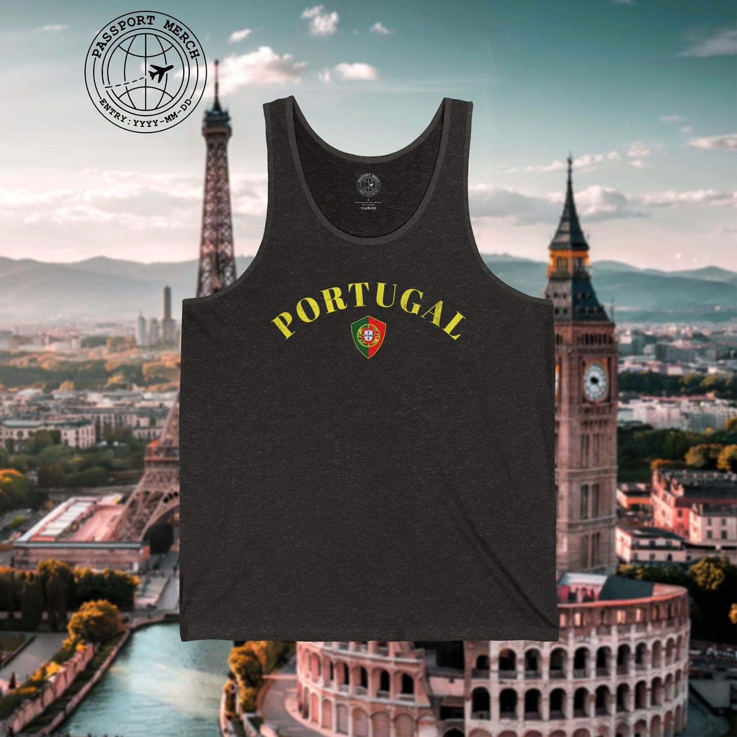 Portugal Coat of Arms Flag Shield Tank Top