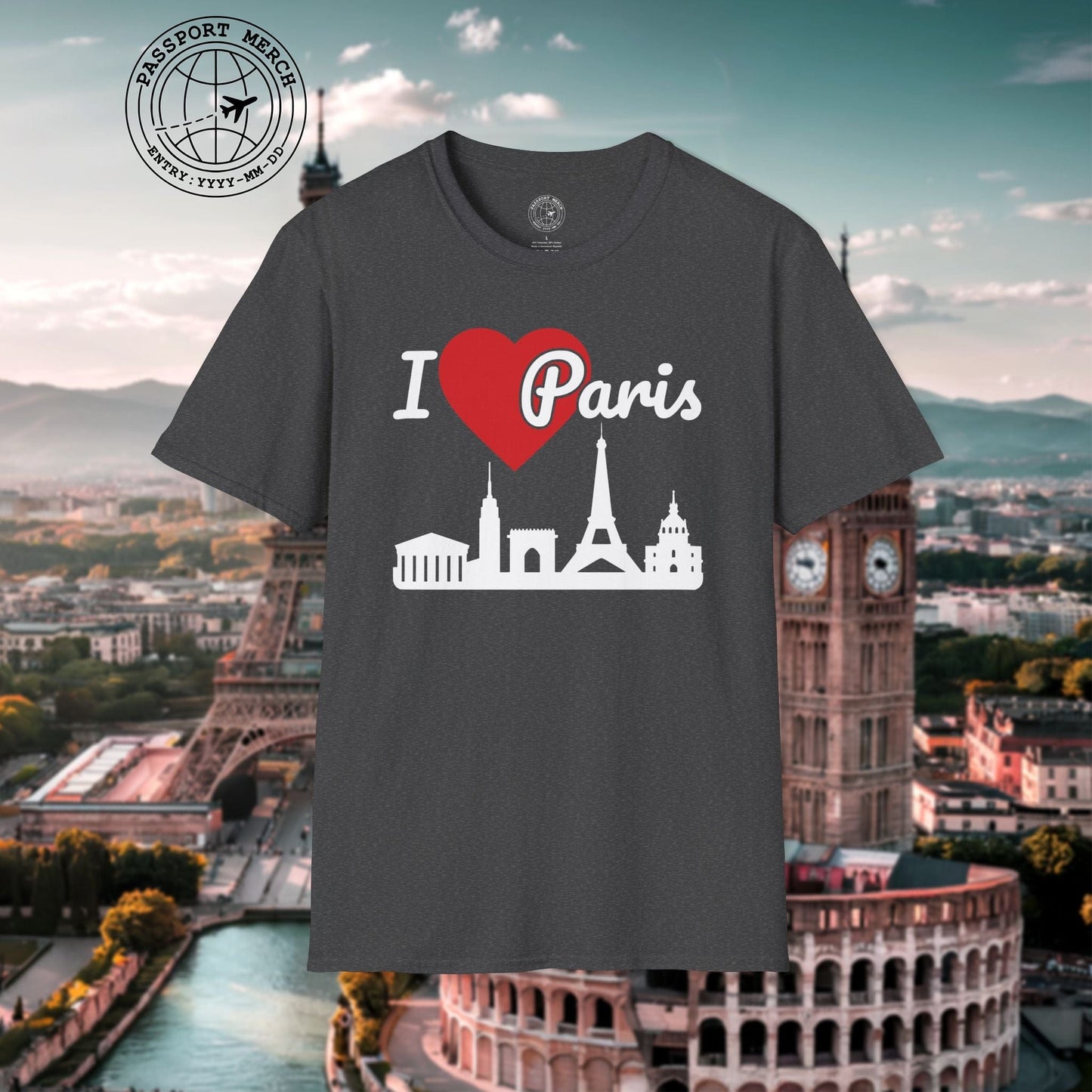 I Heart Paris France T-Shirt