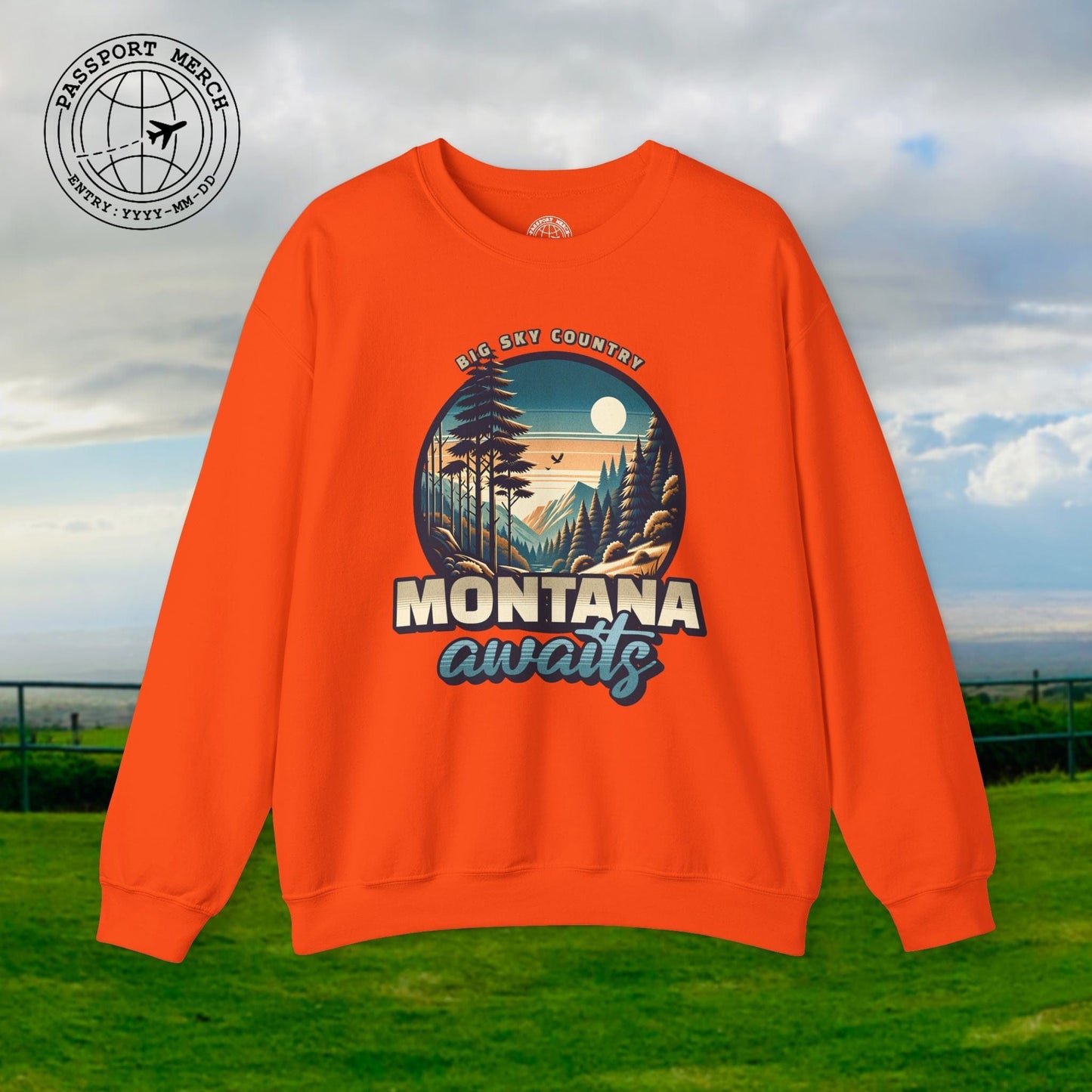Big Sky Country Montana Crewneck