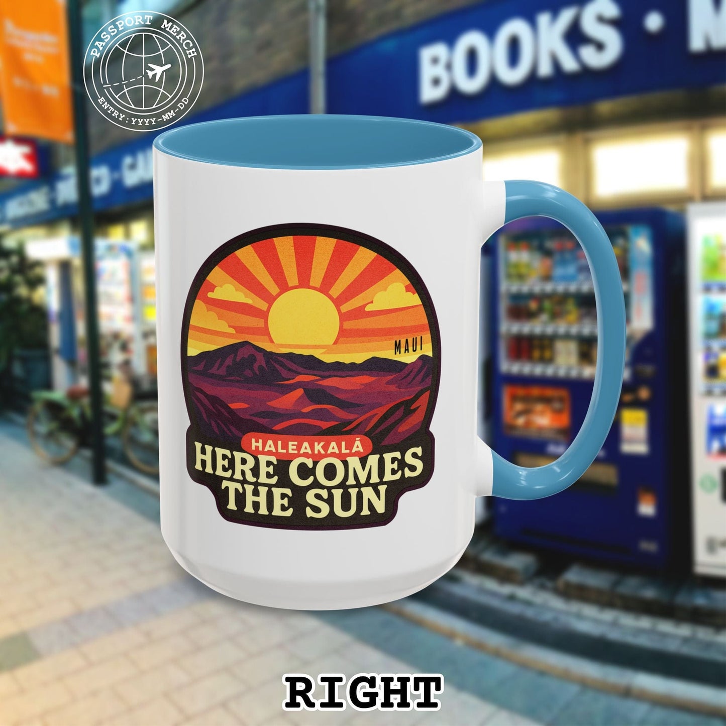 Here Comes the Sun, Haleakala, Maui, Hawaii 15oz Mug