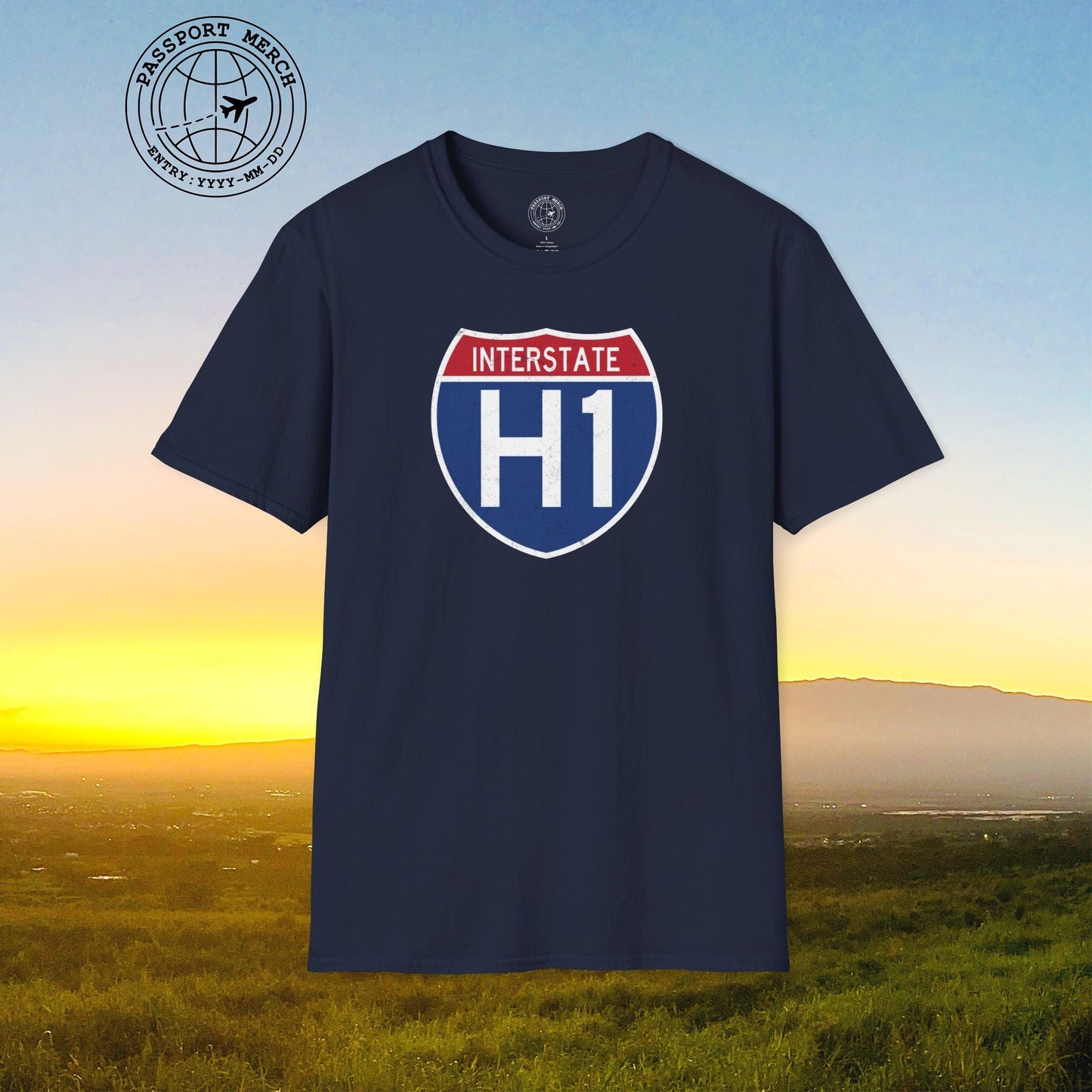 Signs of Wanderlust, Interstate H1, Hawaii T-Shirt