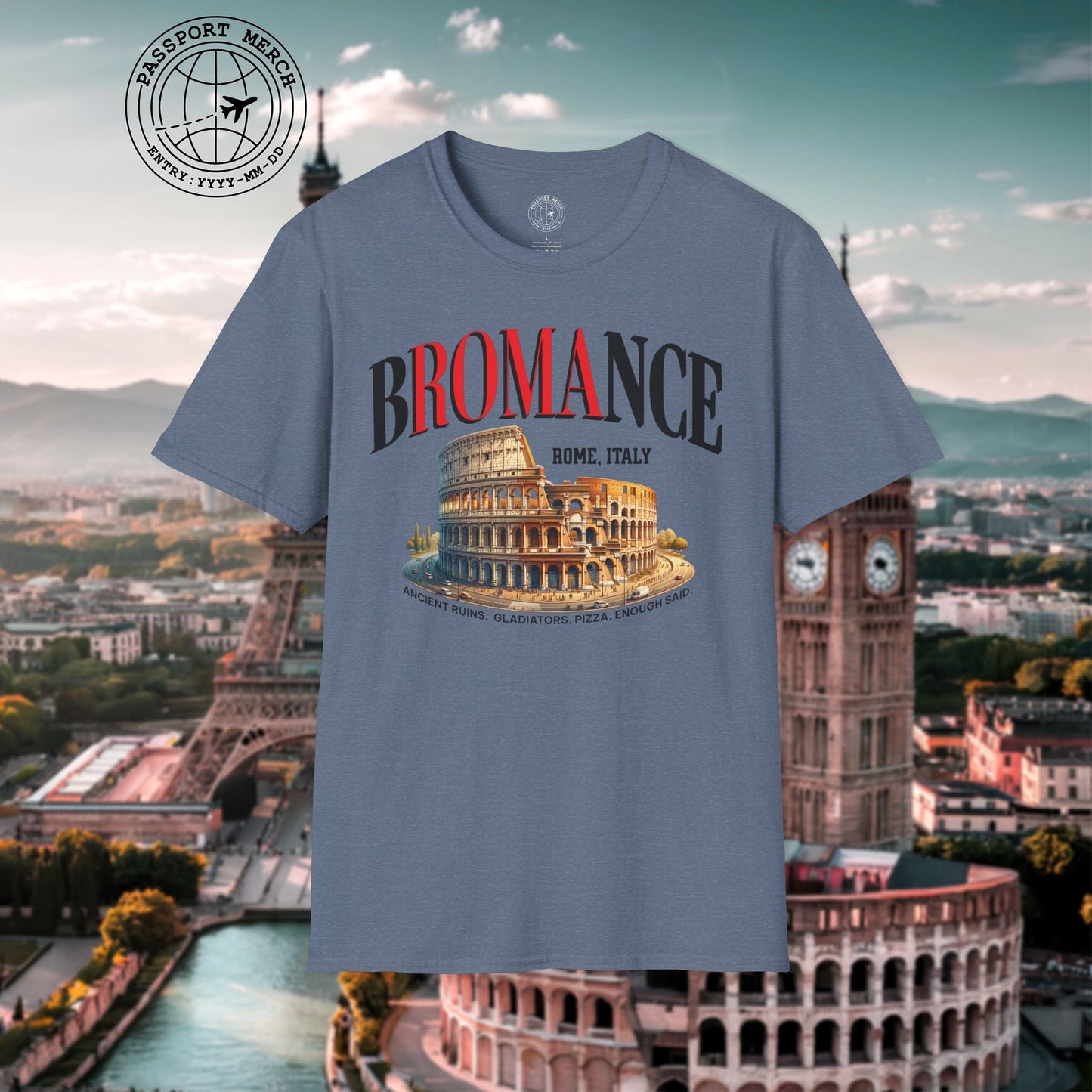bROMAnce, Rome Italy T-Shirt