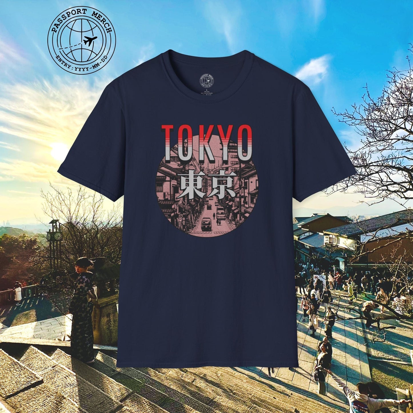 Vintage Streets of Tokyo Japan T-Shirt
