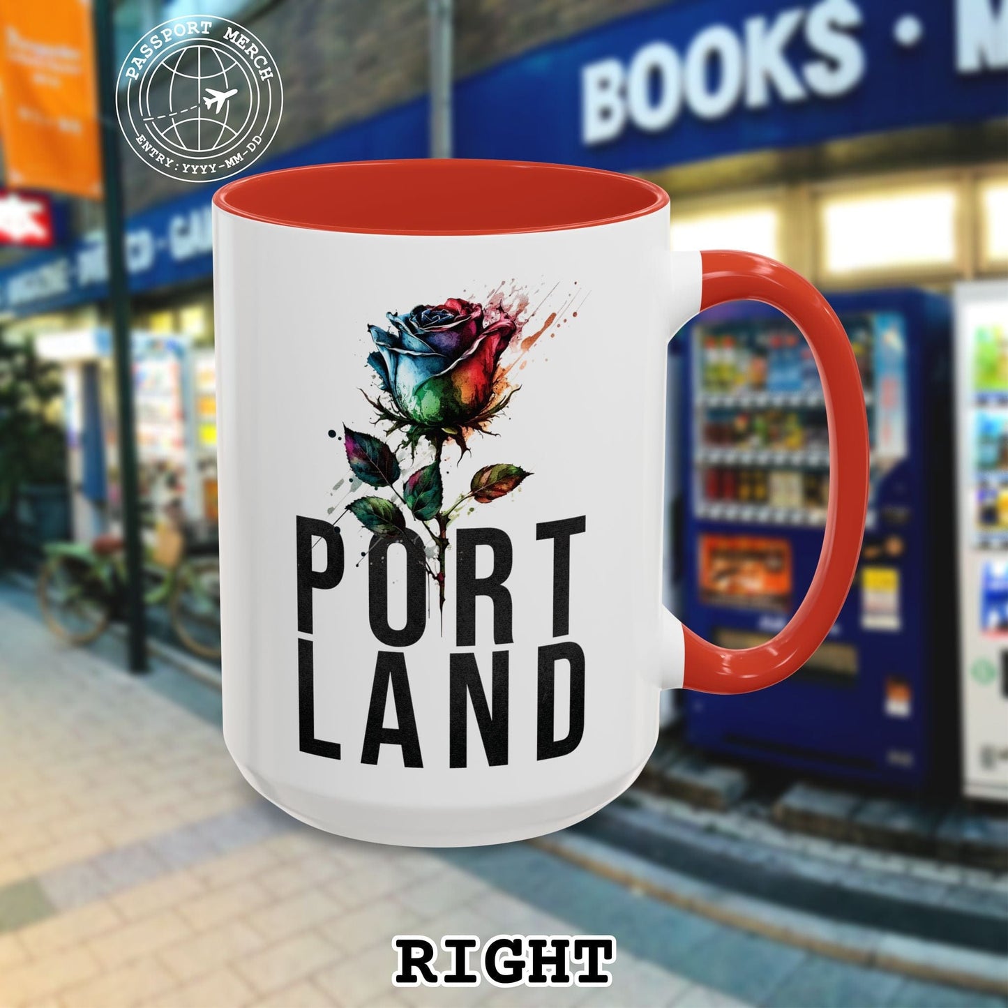 Portland Rose, Oregon 15oz Mug