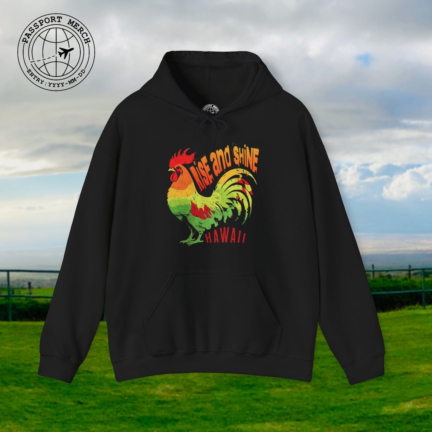 Rise and Shine Rooster, Hawaii Hoodie
