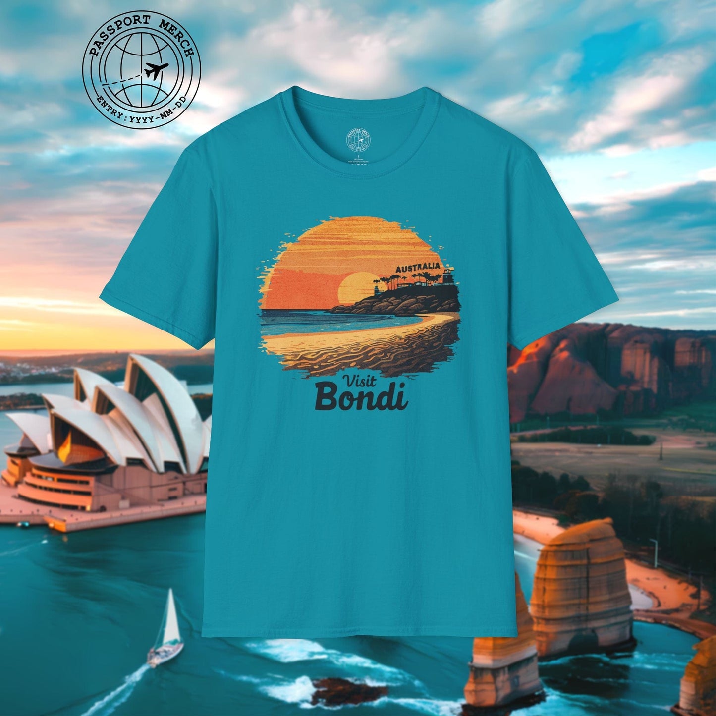 Visit Bondi Beach, Australia T-Shirt