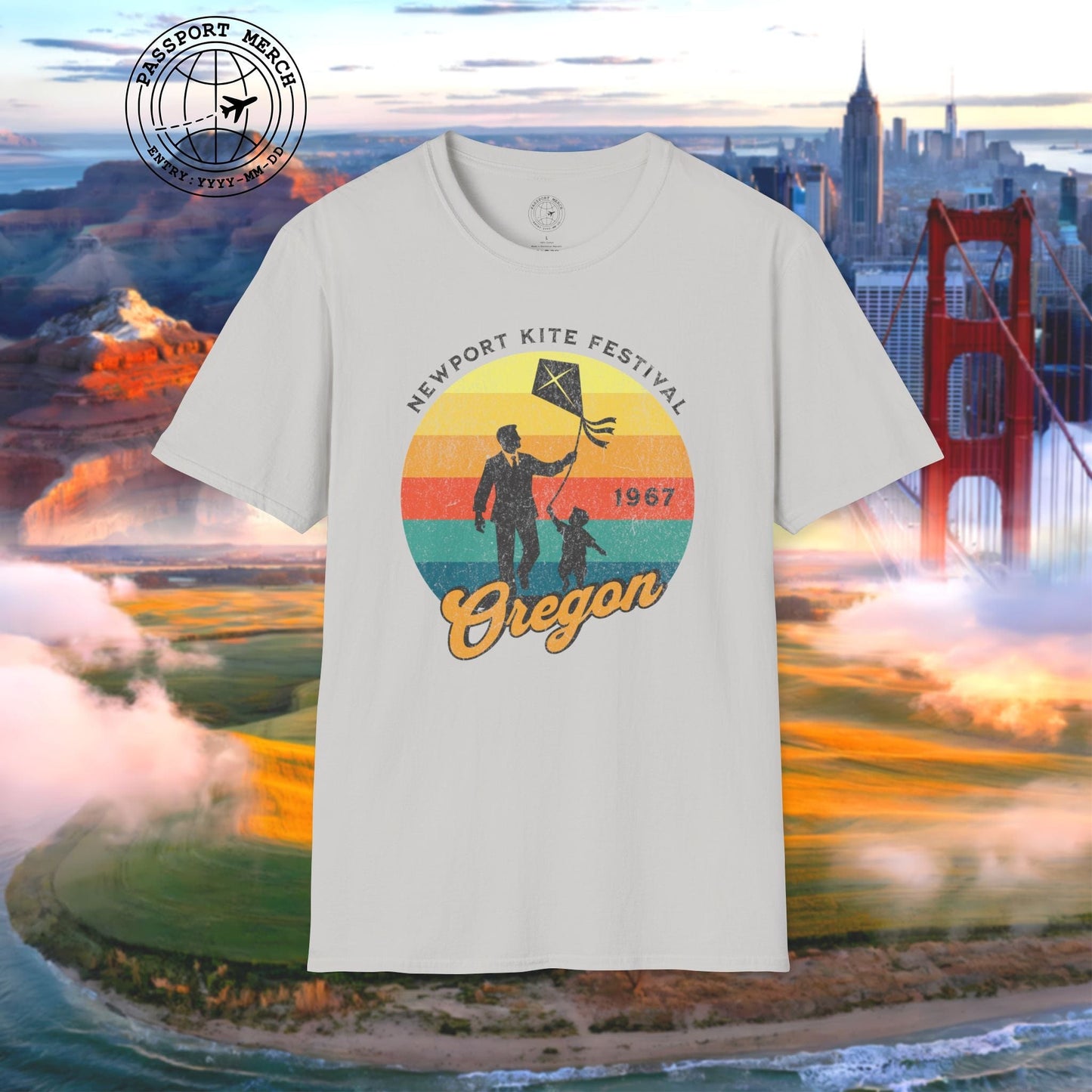 Vintage Newport Oregon Kite Festival T-Shirt