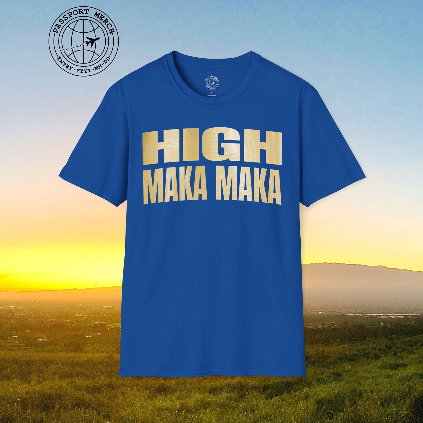 Bullion Gold High Maka Maka, Hawaii T-Shirt