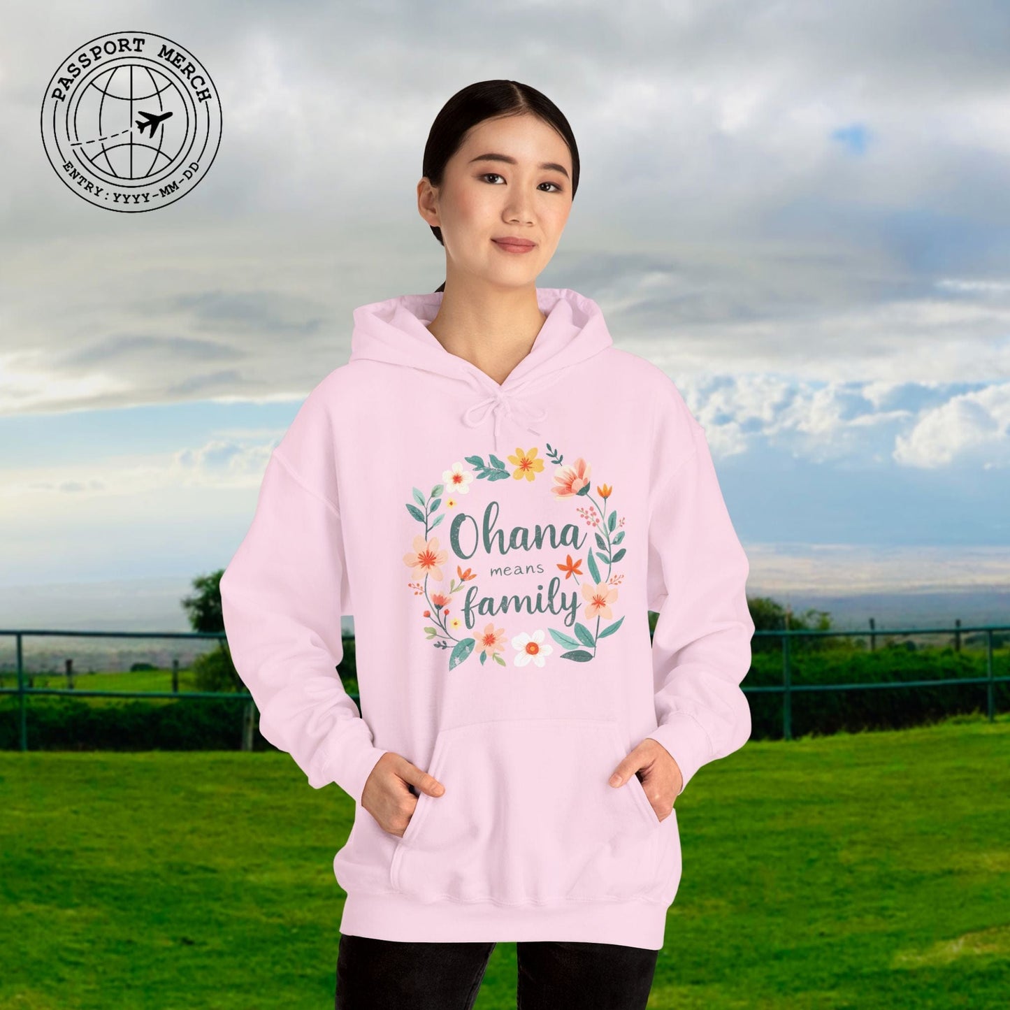 Ohana Means Family, Hawaii Hoodie
