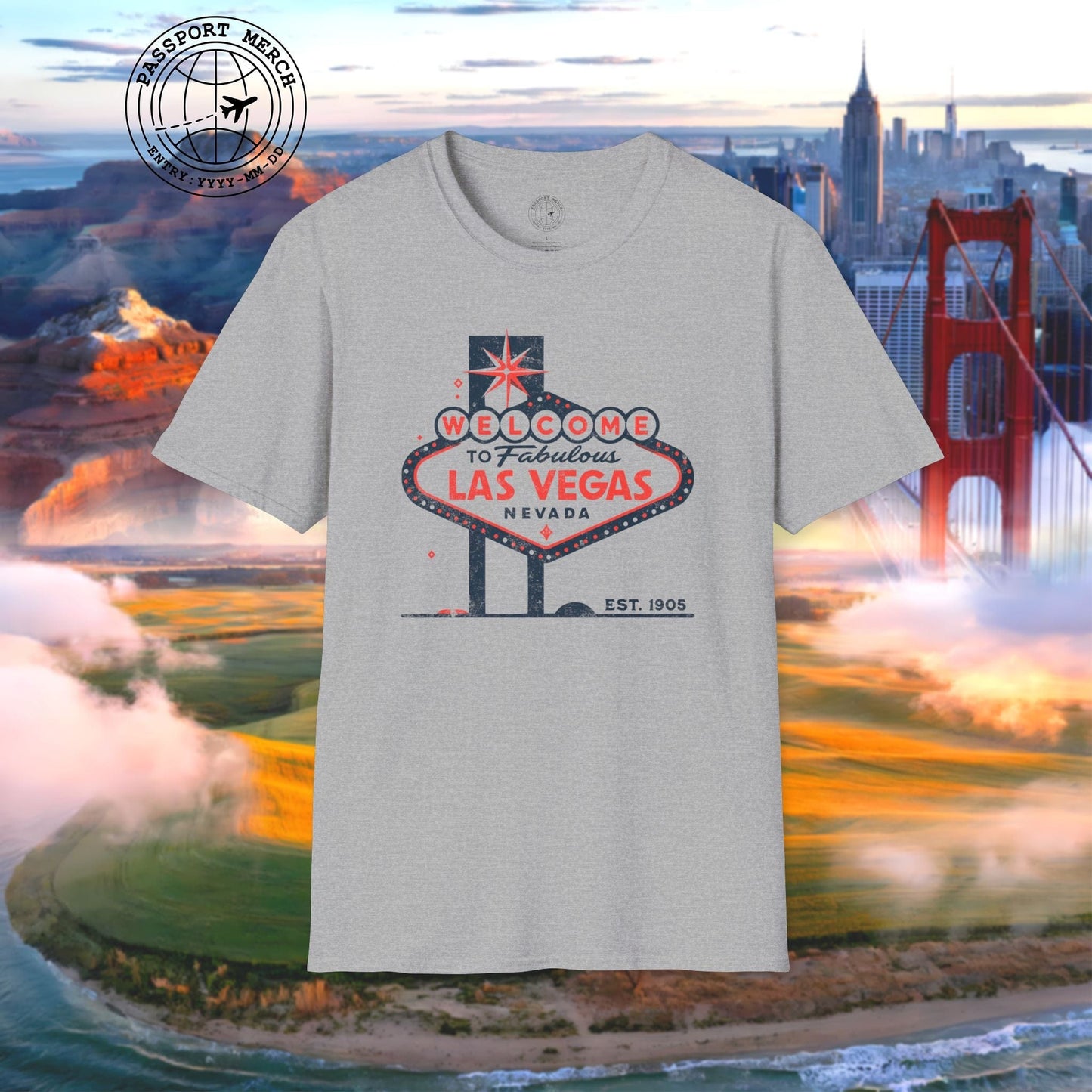 Signs of Wanderlust, Welcome to Las Vegas, Nevada T-Shirt