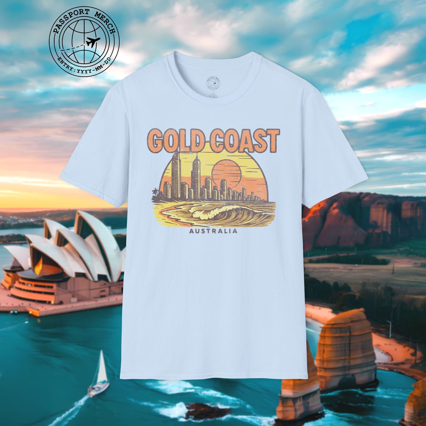 Gold Coast, Australia - 80's Vintage T-Shirt
