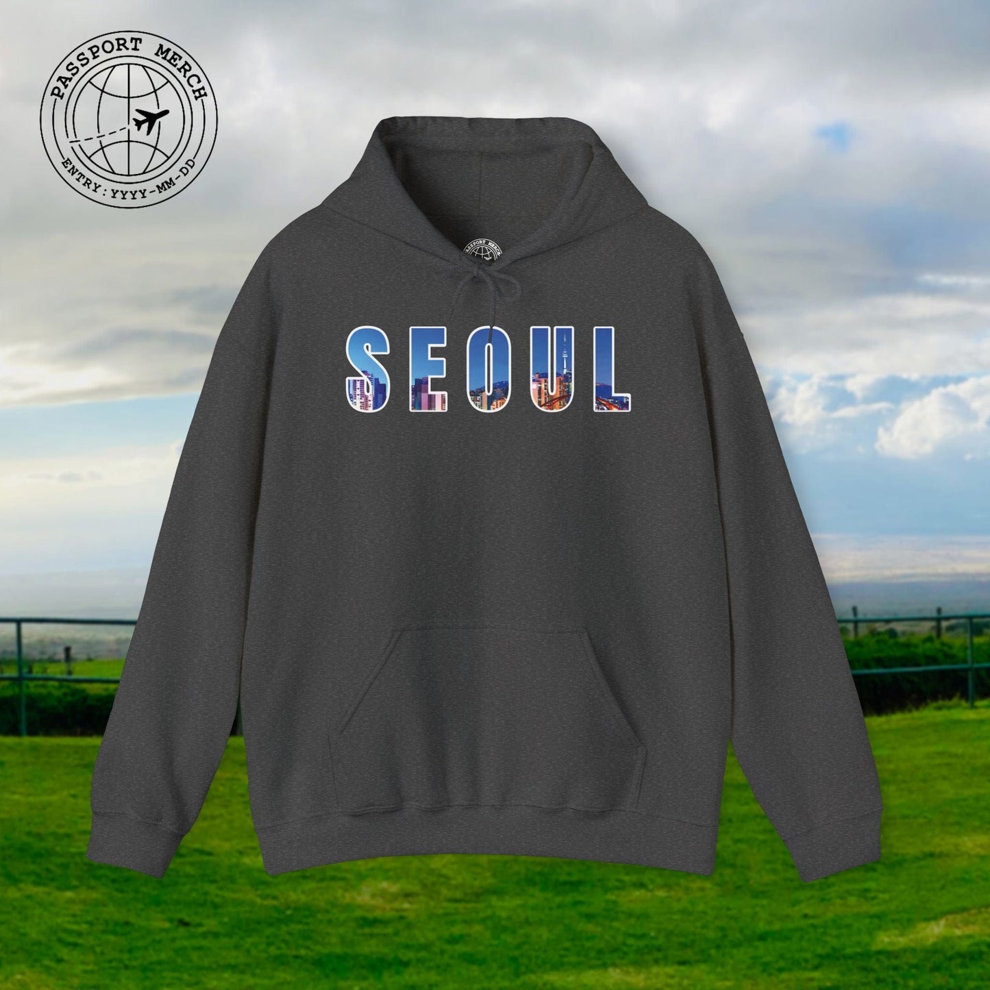City Window Seoul Korea Hoodie