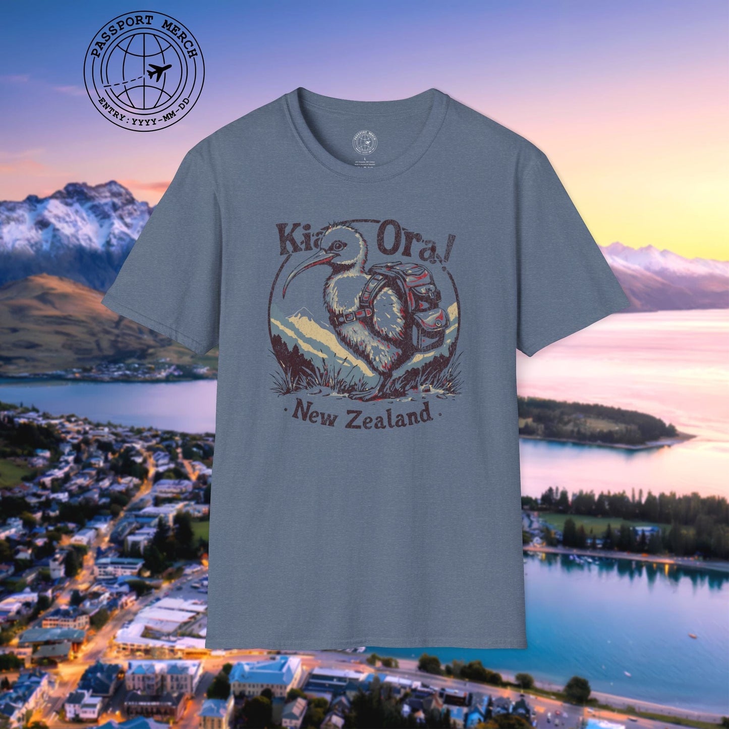 Kia Ora Kiwi, New Zealand T-Shirt