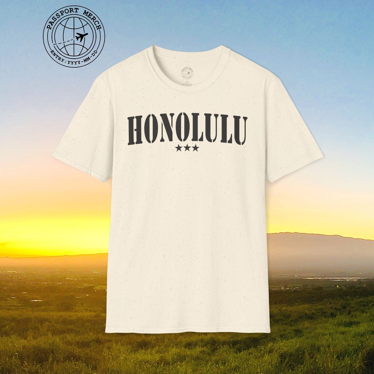 Classic Military, Honolulu, Hawaii T-Shirt