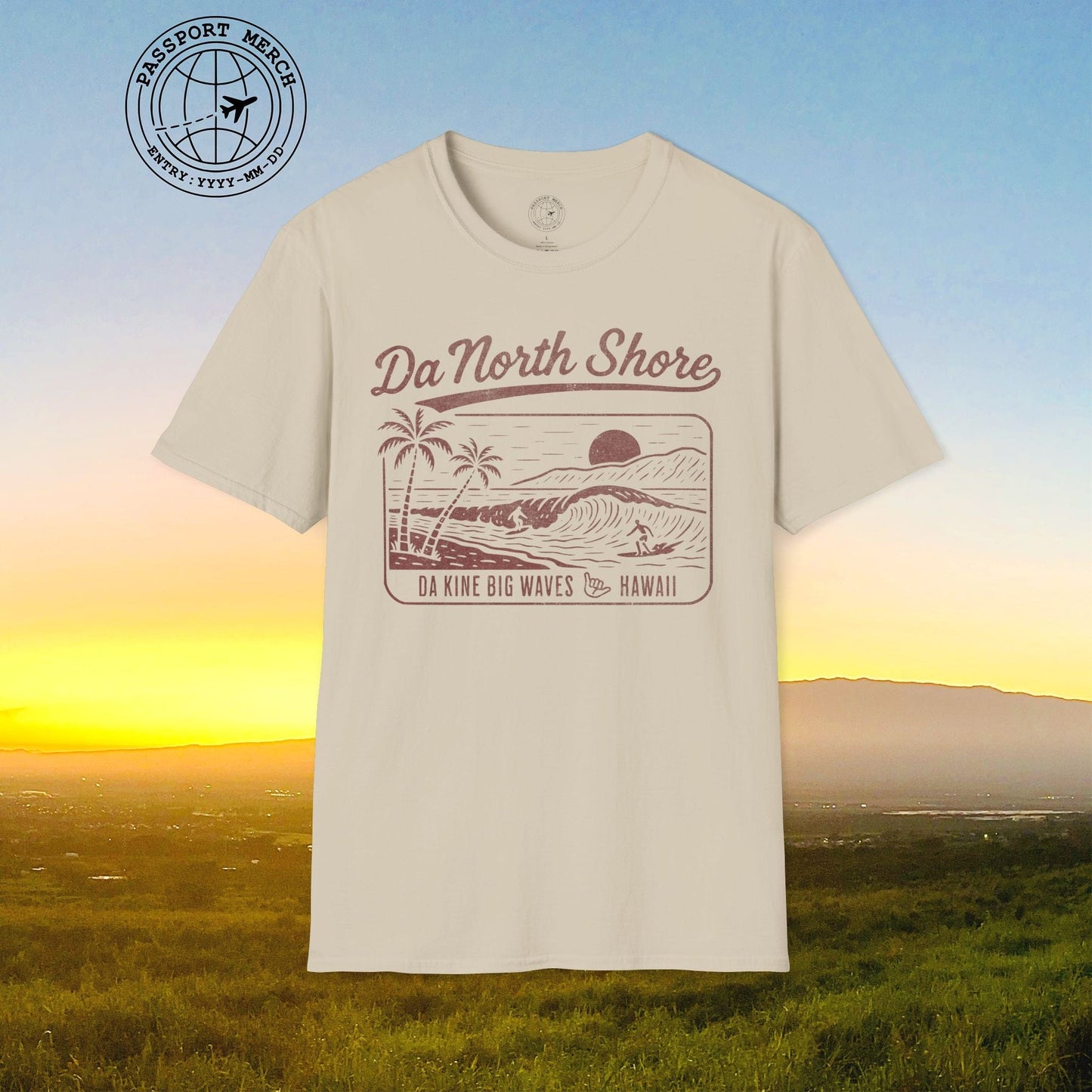 Da North Shore - Da Kine Big Waves, Hawaii T-Shirt