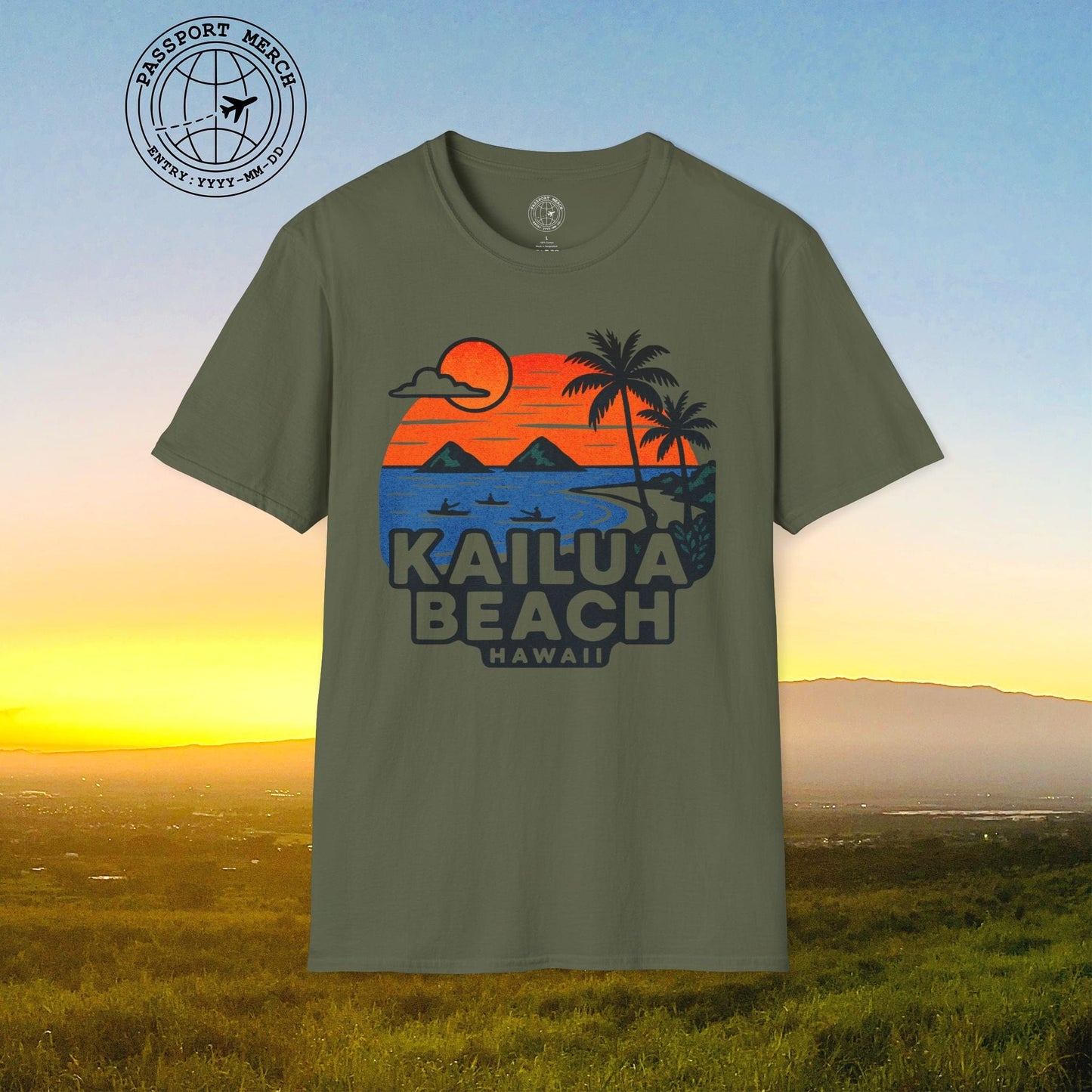 Kailua Beach, Hawaii - 80's Vintage T-Shirt