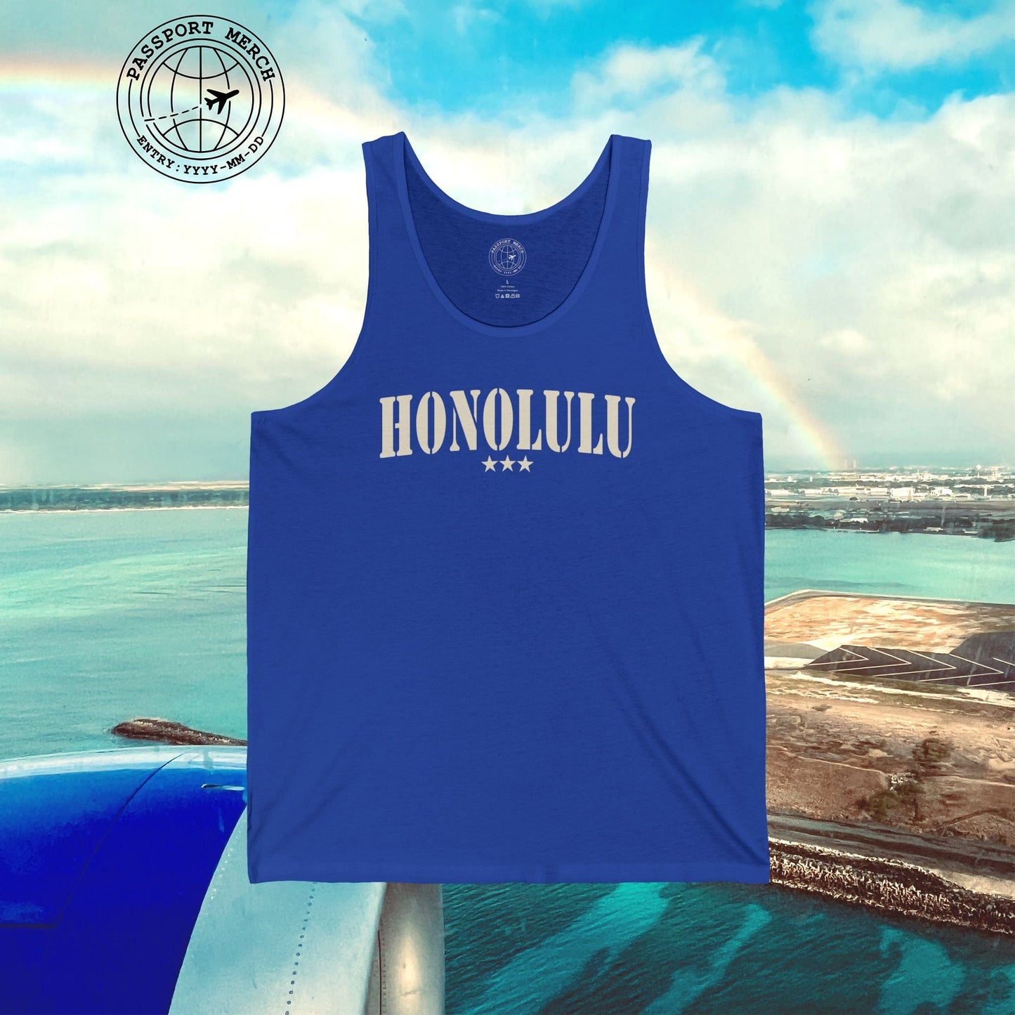 Classic Military, Honolulu, Hawaii Tank Top