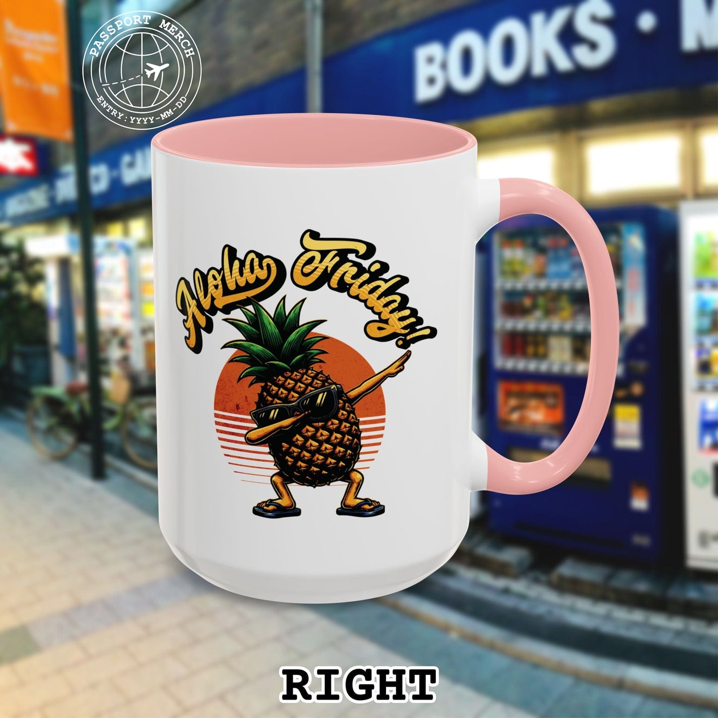 Aloha Friday Dabbing Pineapple Hawaii 15oz Mug