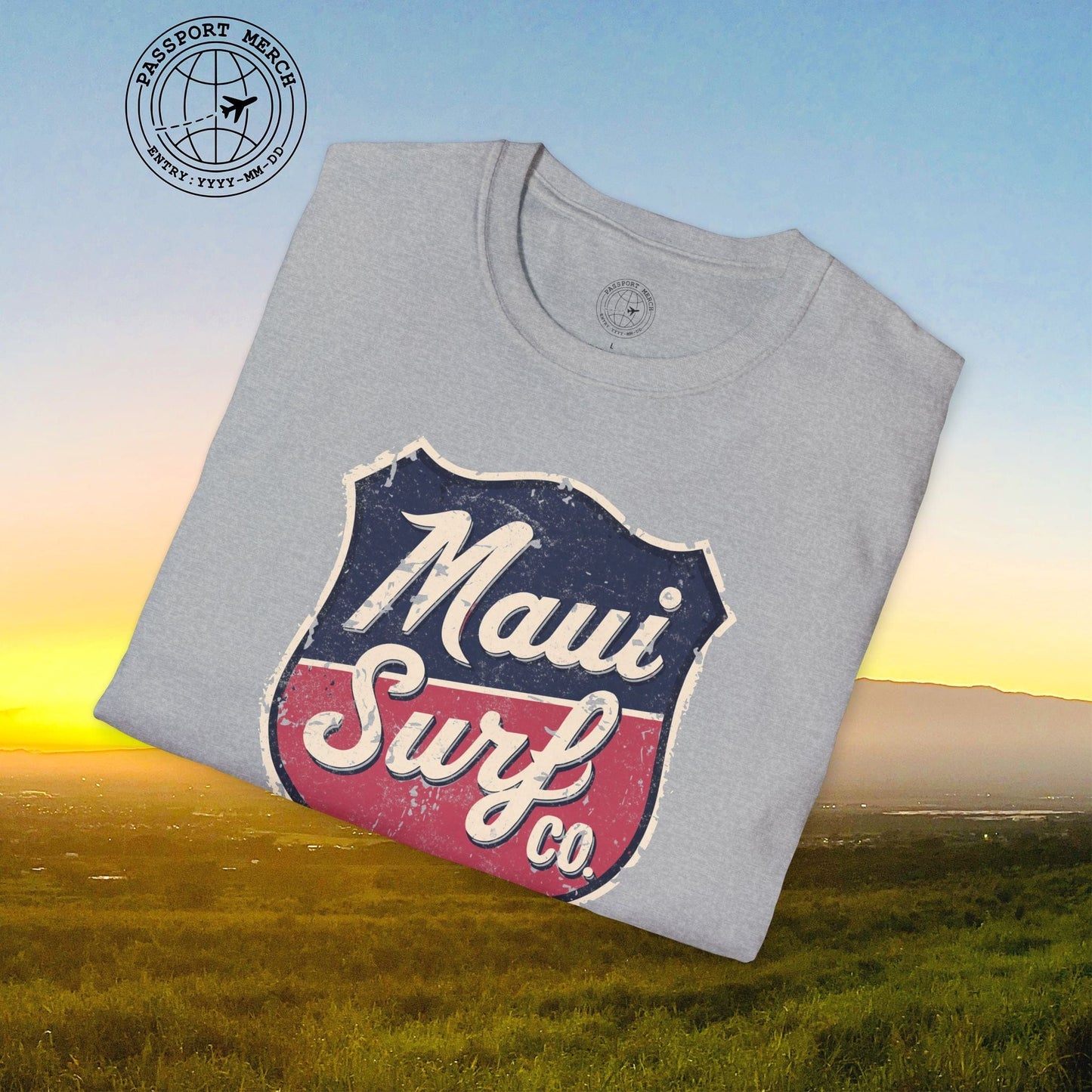 Vintage Maui Surf Co. Shield Hawaii T-Shirt