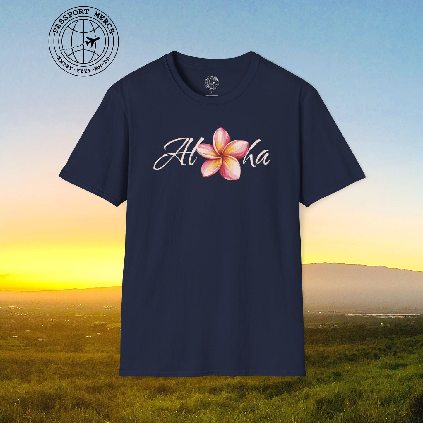 Aloha Watercolor Plumeria, Hawaii T-Shirt