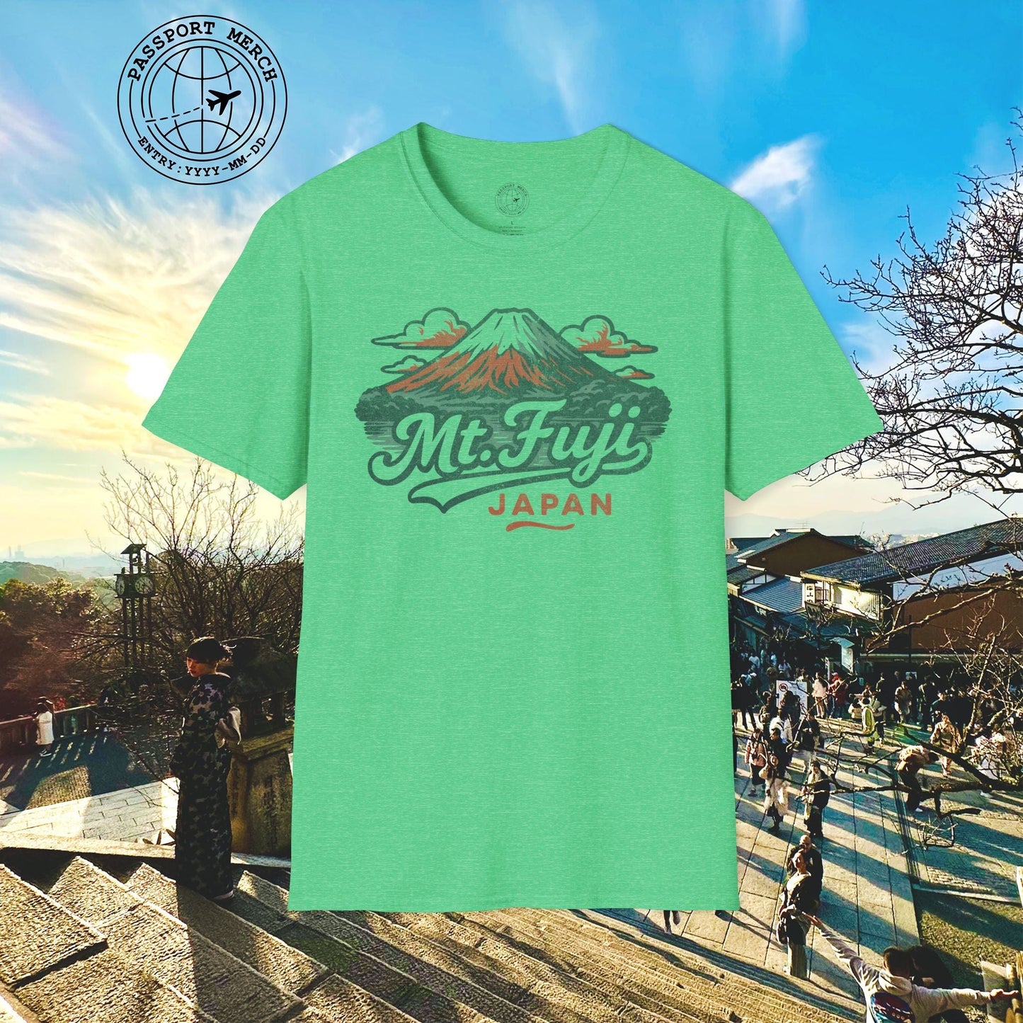 Mount Fuji, Japan - 80's Vintage T-Shirt