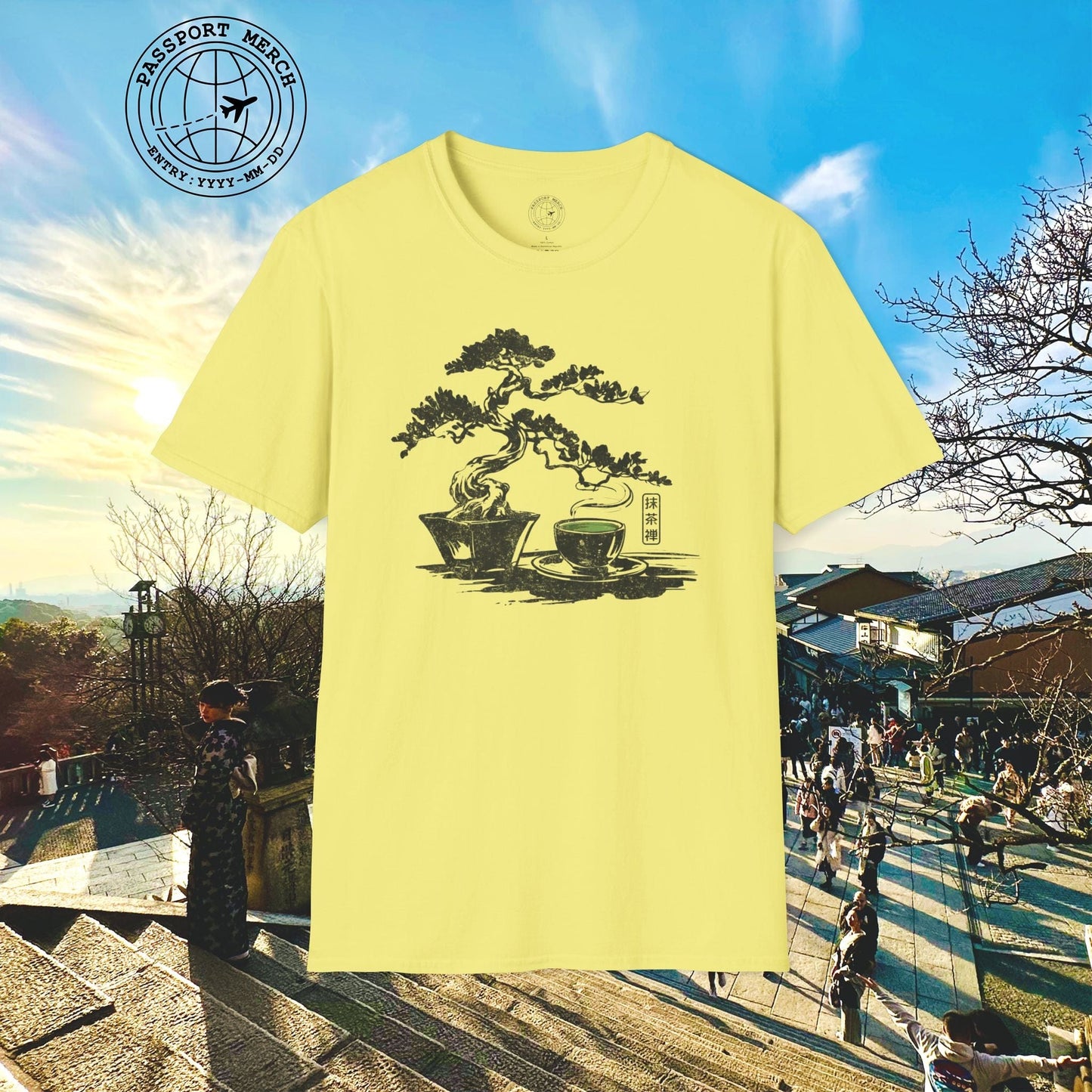 Vintage Matcha Zen, Japan T-Shirt