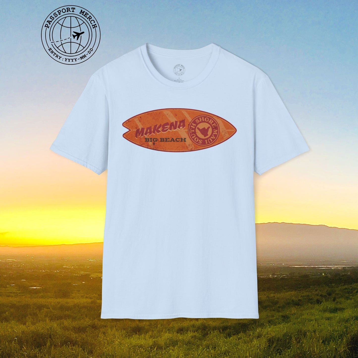 Makena Big Beach Maui Skim Board Hawaii T-Shirt