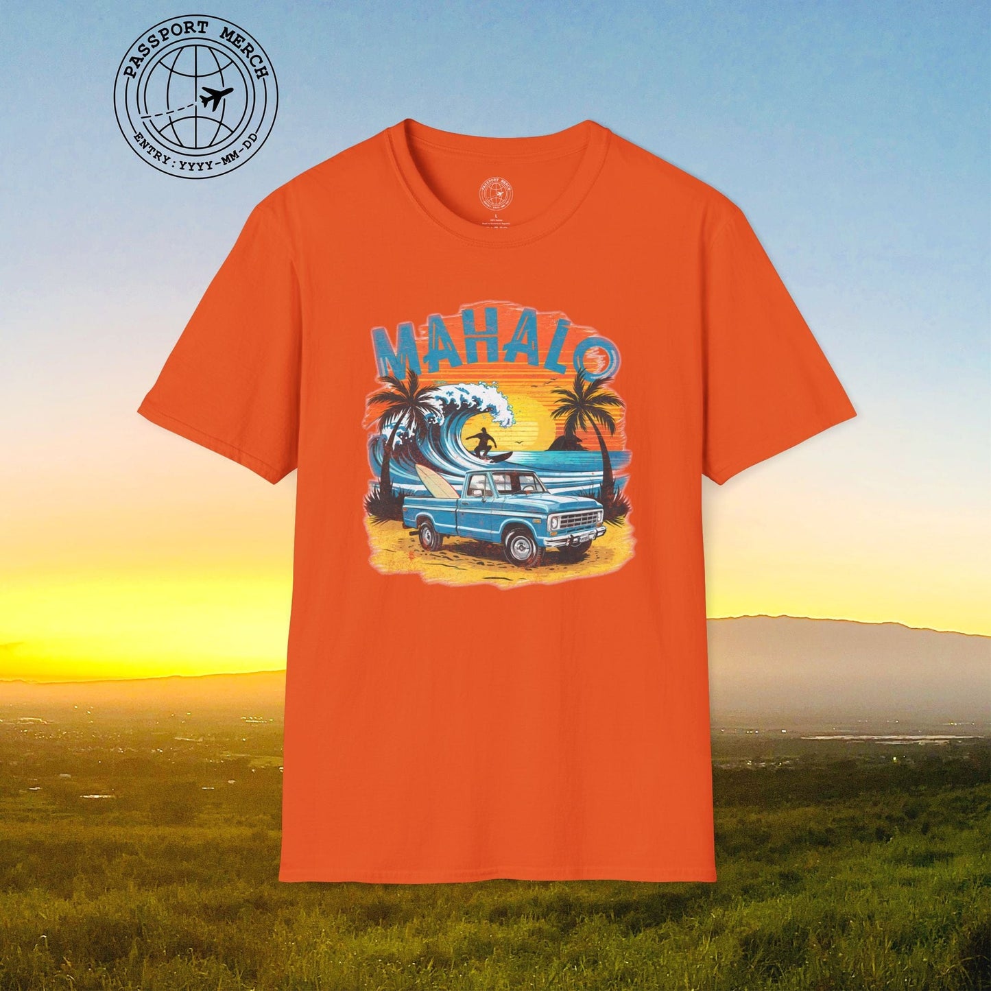 Retro Truck Hawaii Mahalo T-Shirt
