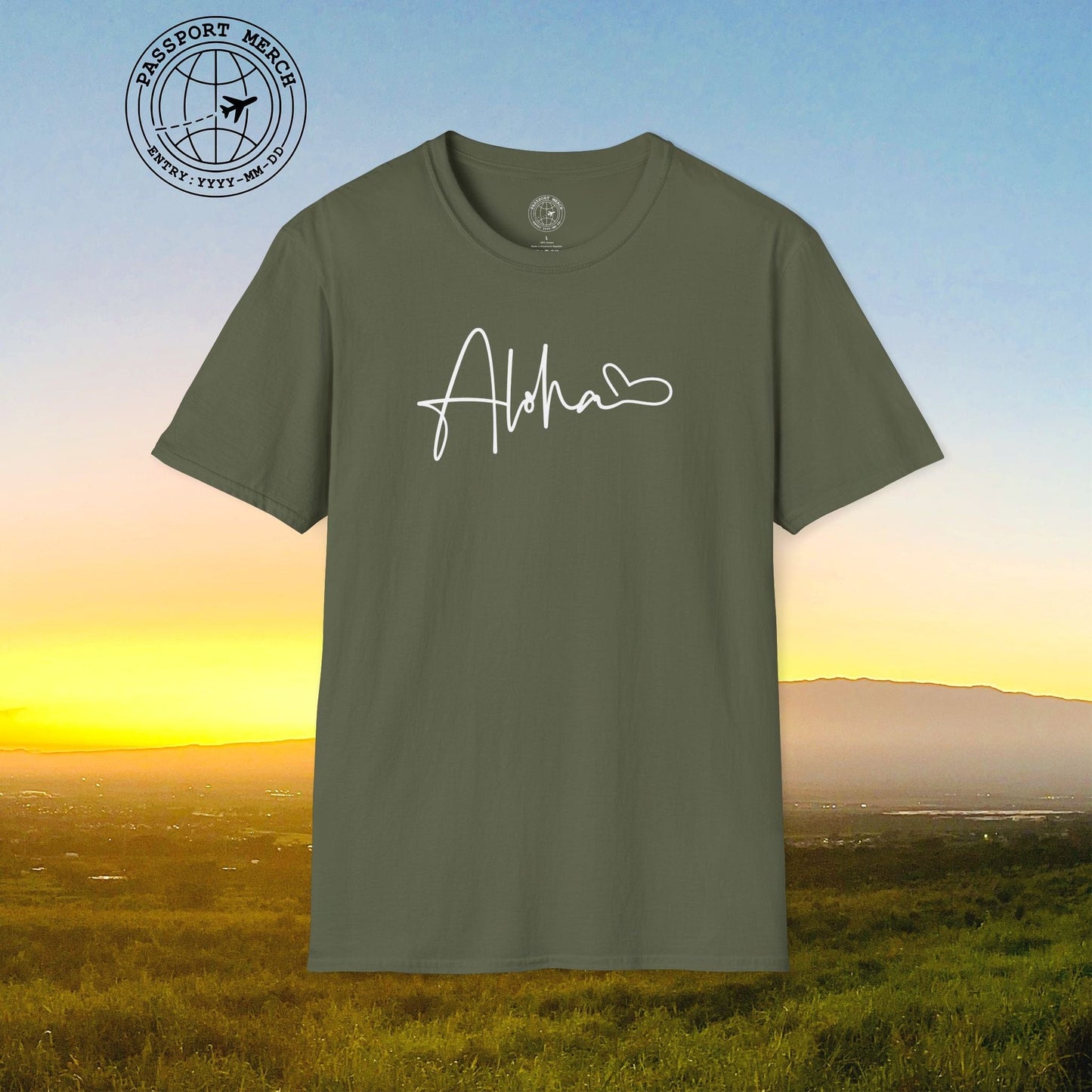Aloha Heart Signature, Hawaii T-Shirt
