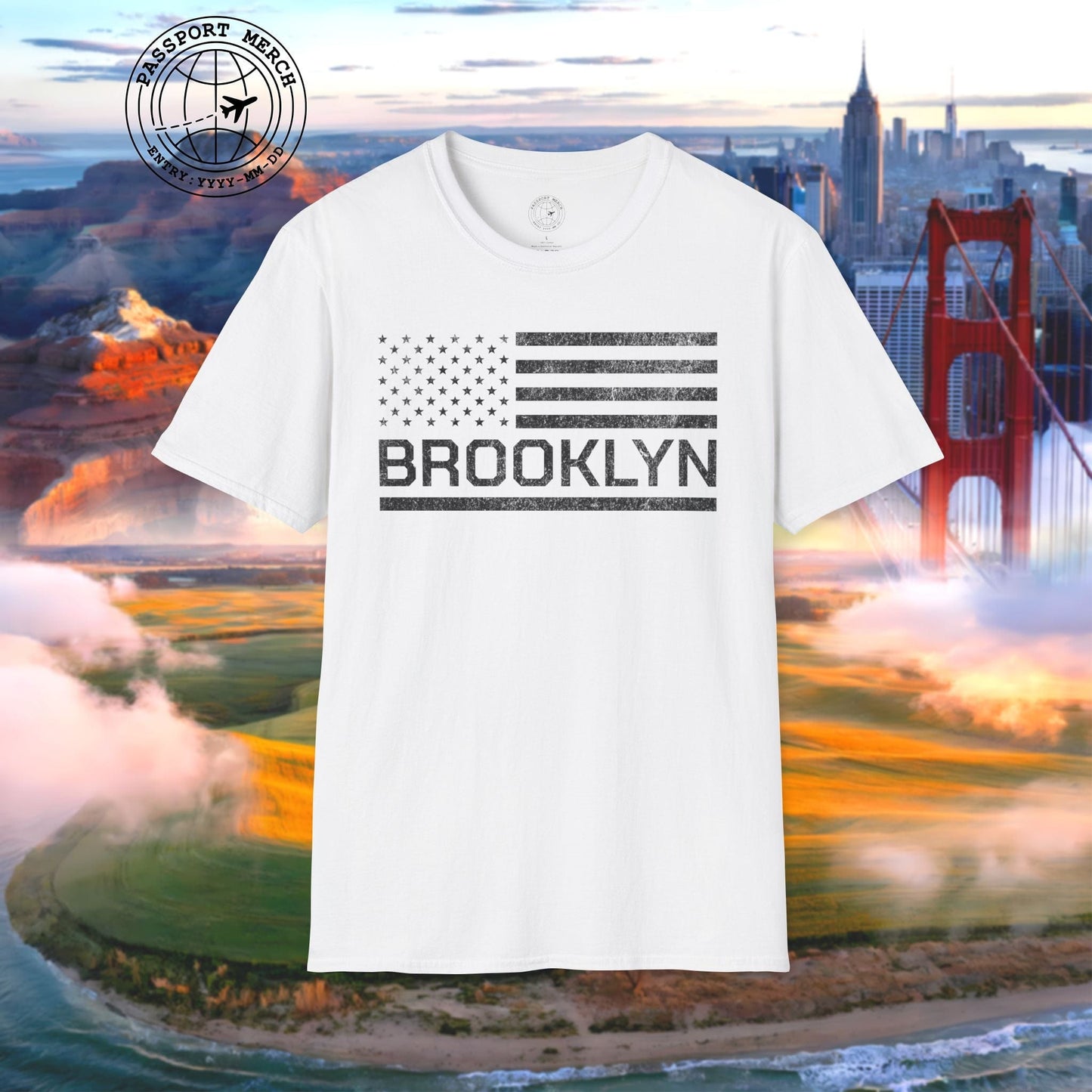 Brooklyn Stars & Stripes, New York T-Shirt