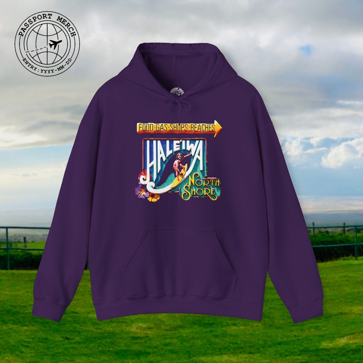 Signs of Wanderlust, Hale'iwa (South) Oahu, Hawaii Hoodie