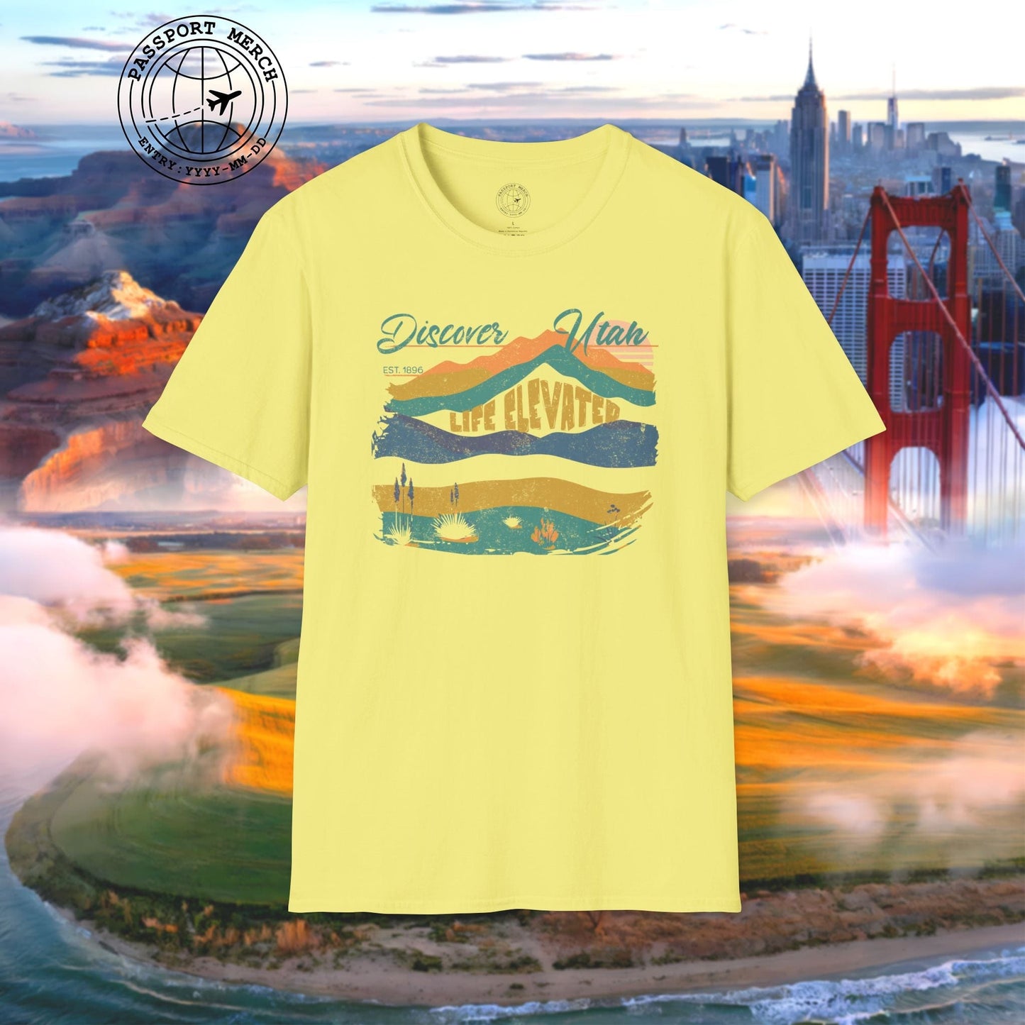 Vintage Utah Life Elevated T-Shirt