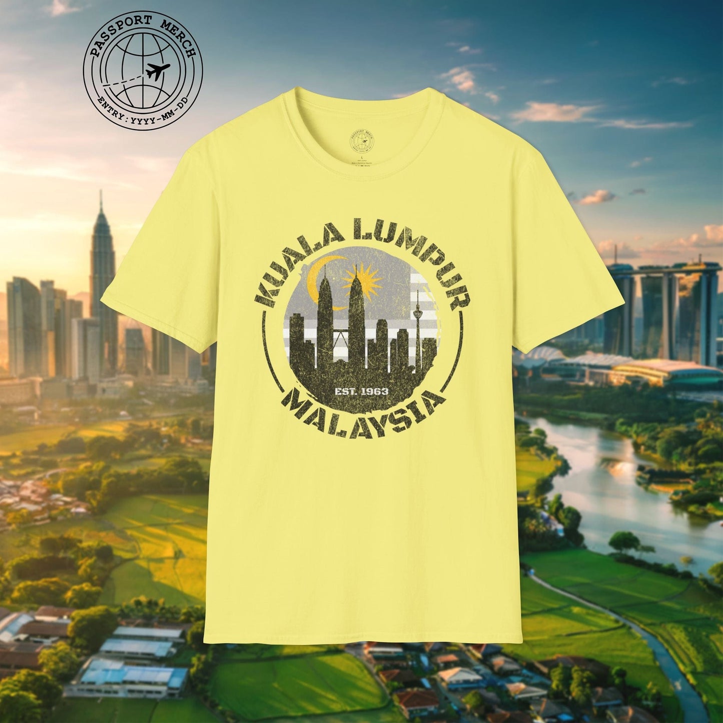 Kuala Lumpur Malaysia, Crescent and Star T-Shirt