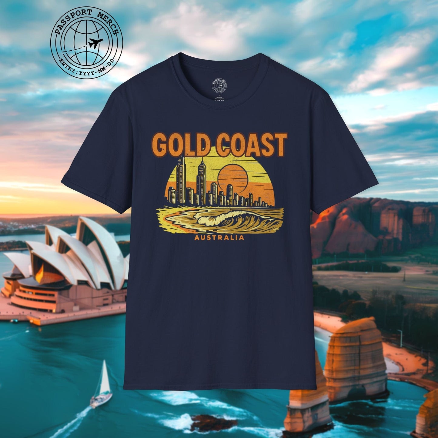 Gold Coast, Australia - 80's Vintage T-Shirt