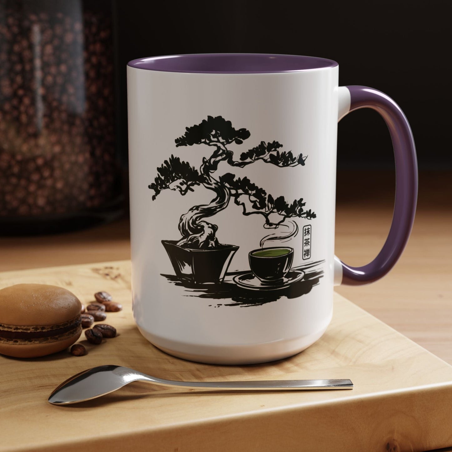 Vintage Matcha Zen, Japan 15oz Mug