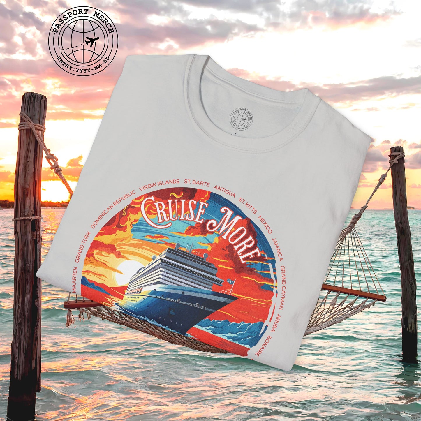 Cruise More Worry Less Caribbean T-Shirt