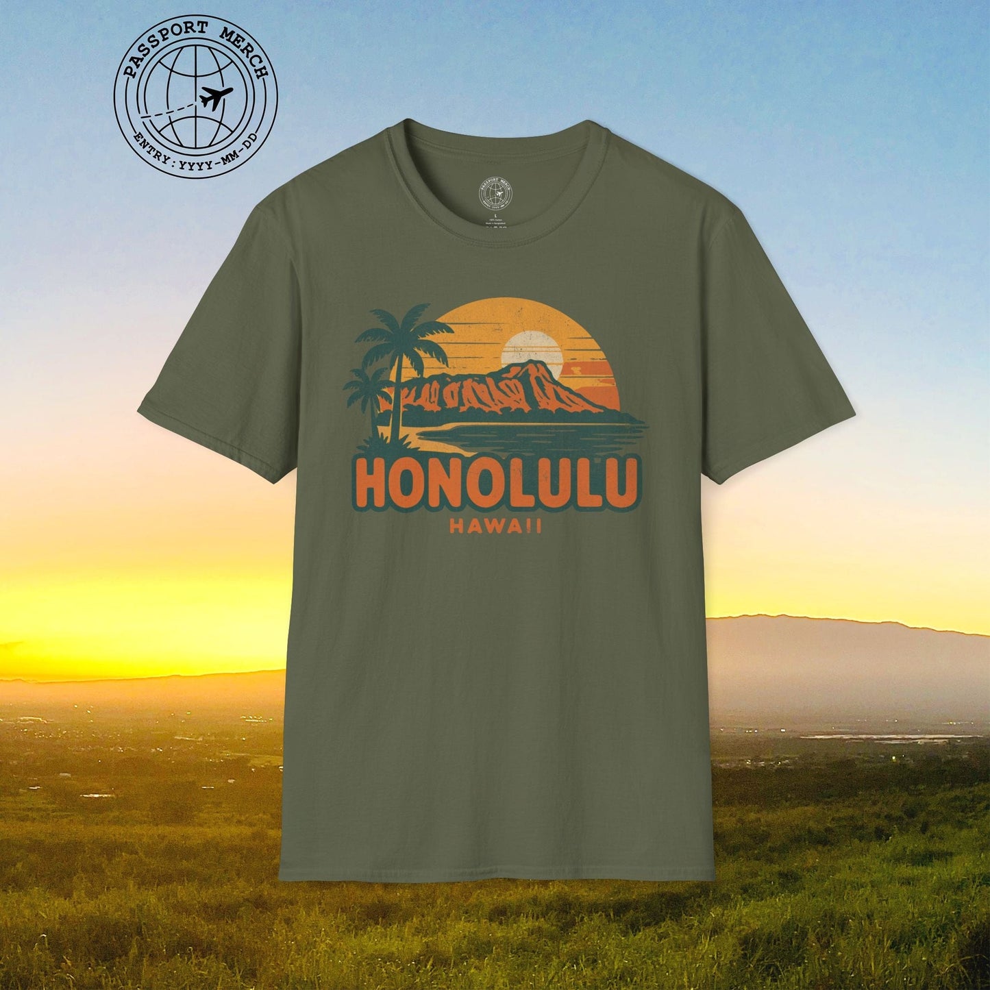 Honolulu, Oahu, Hawaii - 80's Vintage T-Shirt