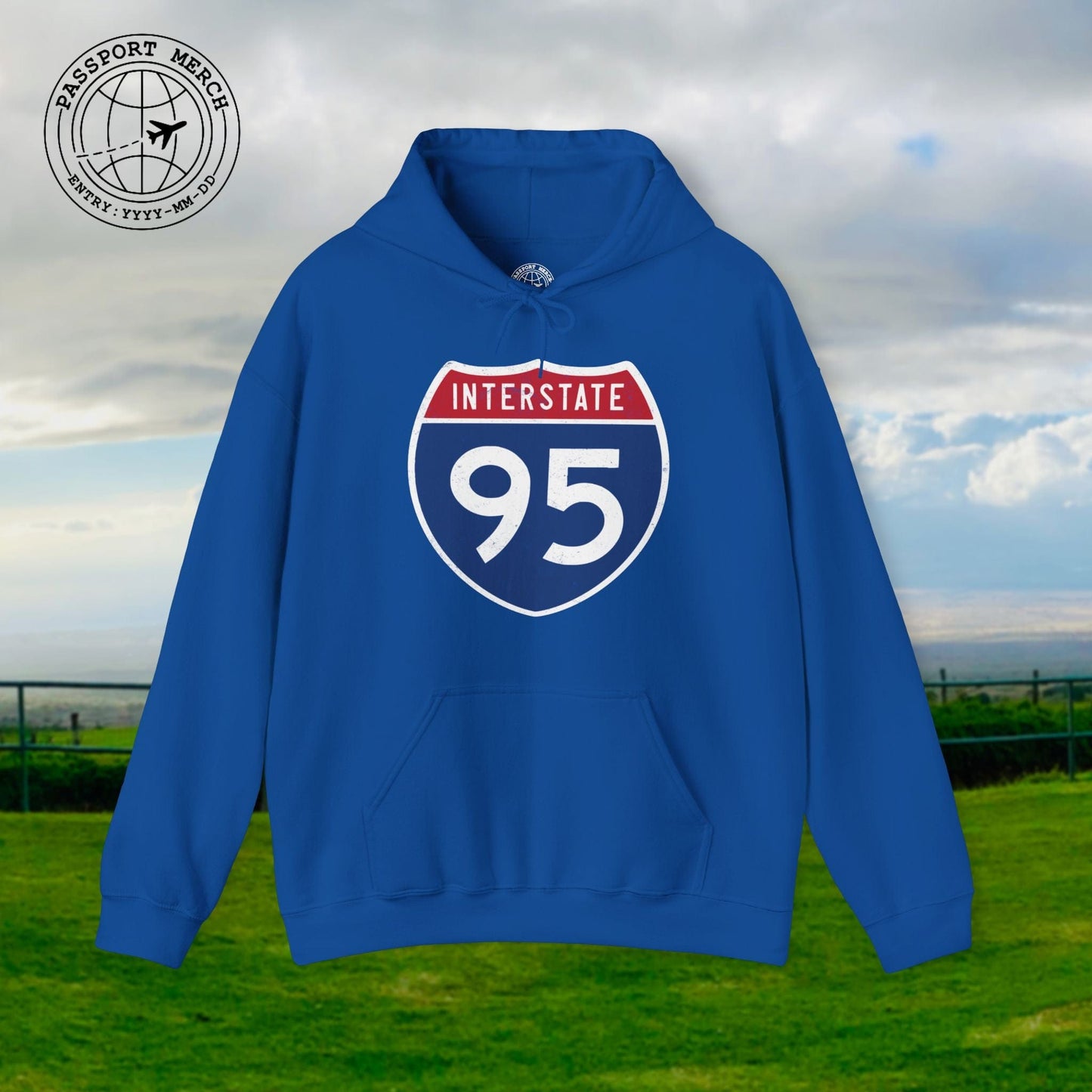 Signs of Wanderlust, Interstate 95, USA Hoodie