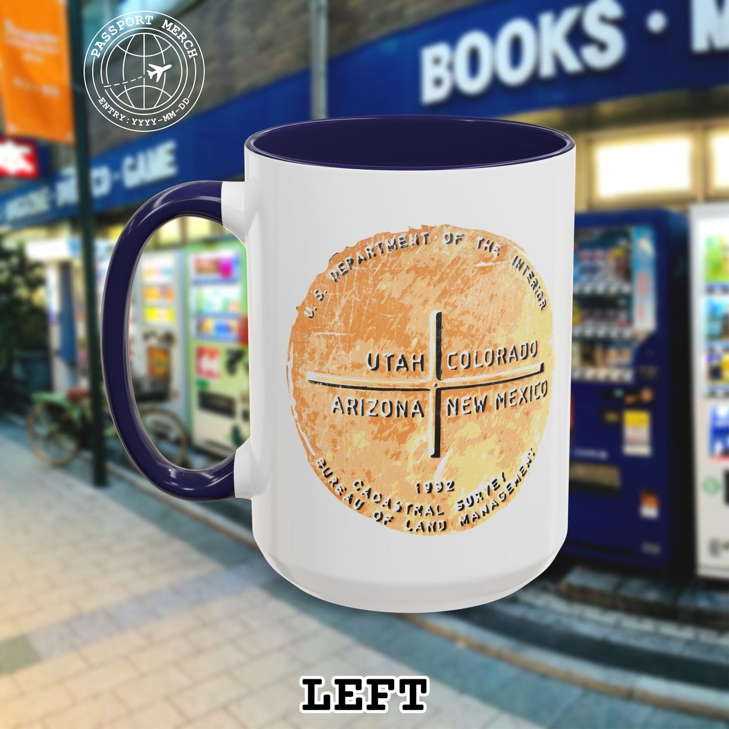 Four Corners - Utah, Colorado, Arizona, New Mexico 15oz Mug