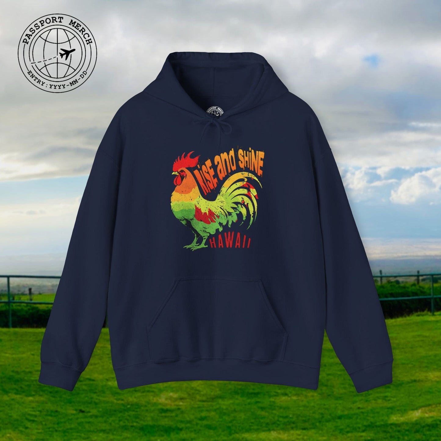 Rise and Shine Rooster, Hawaii Hoodie