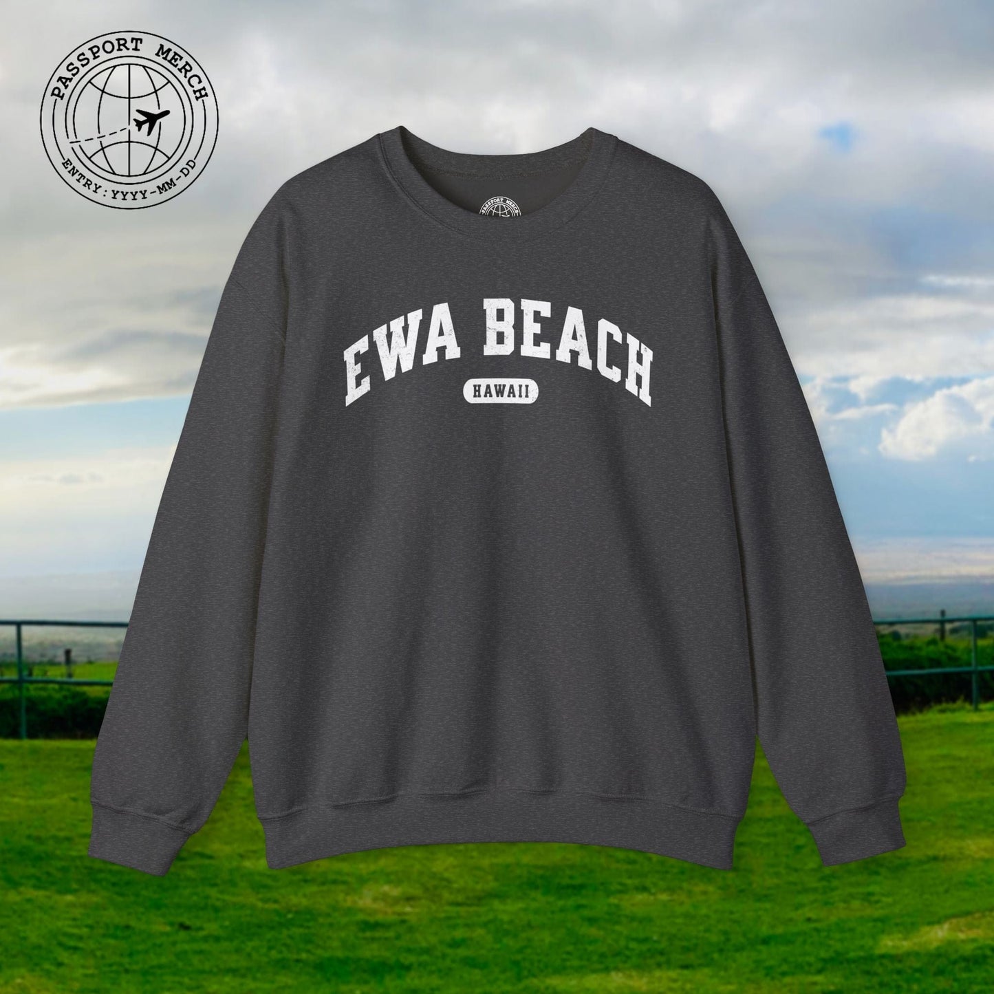 Classic Athletic, Ewa Beach, Hawaii (Fan Service) Crewneck