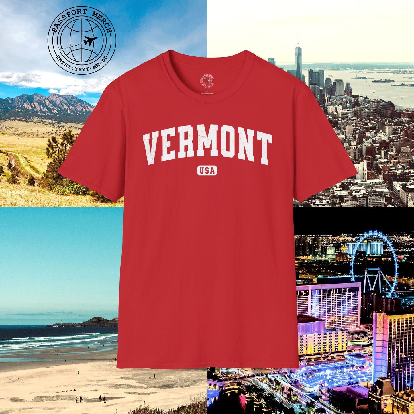 Classic Athletic, Vermont (50 States Edition) T-Shirt