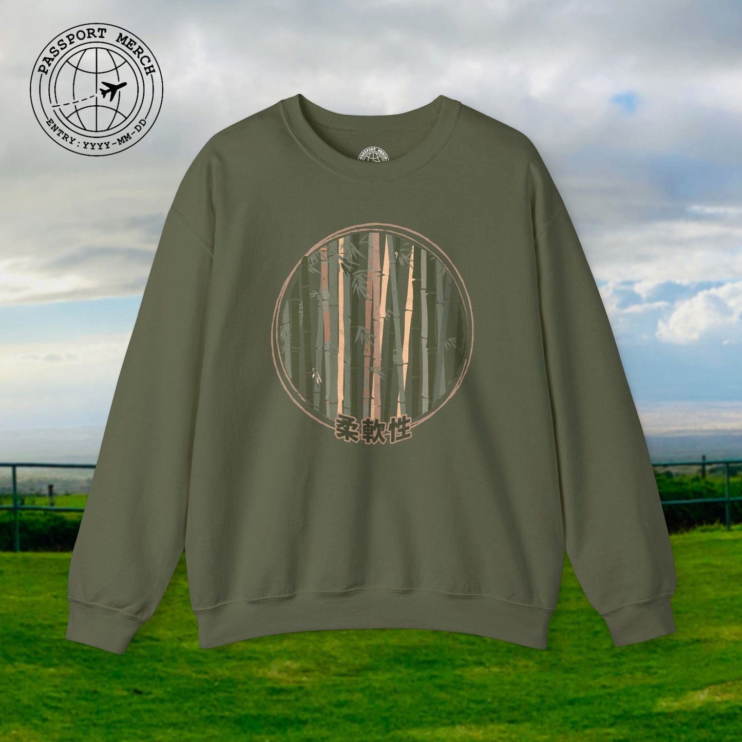 Japanese Jūnansei (Flexibility) Bamboo Crewneck